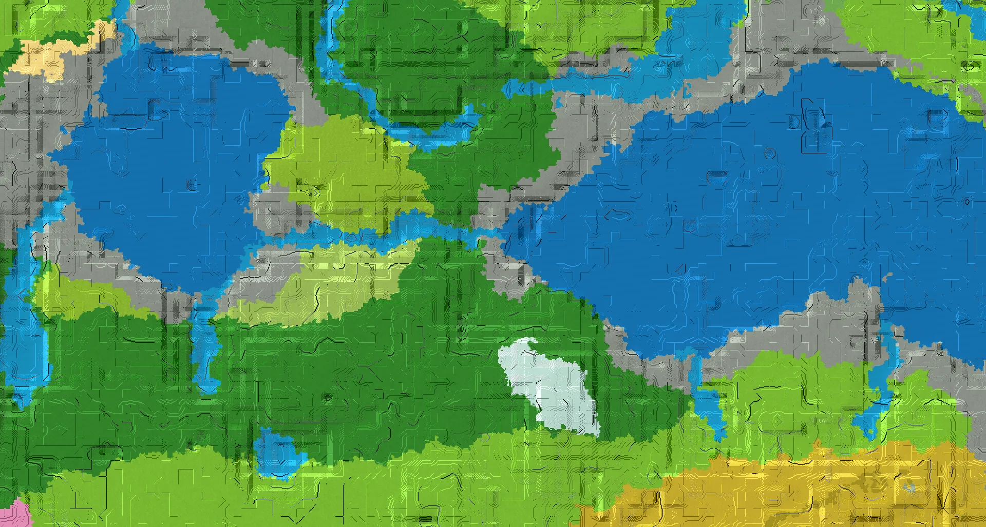 Seed map — Stony Shore North of a Forest Start