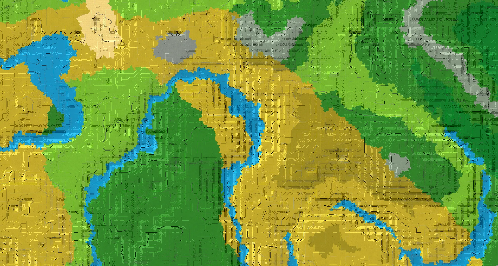 Seed map — River West of a Savanna Start