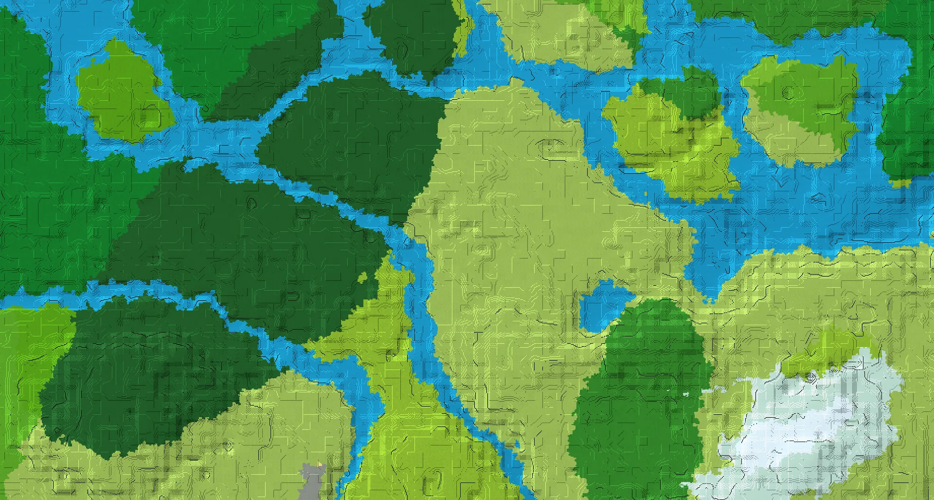 Seed map — Trail Ruins East of a Dark Forest Start