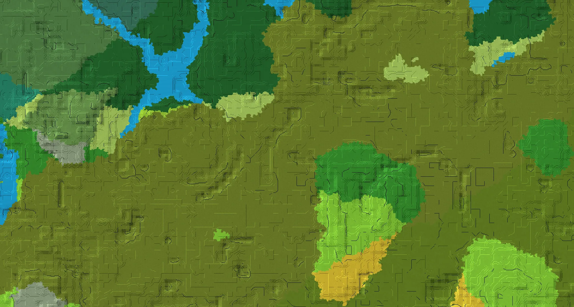 Seed map — Witch Hut Northeast of a Swamp Start