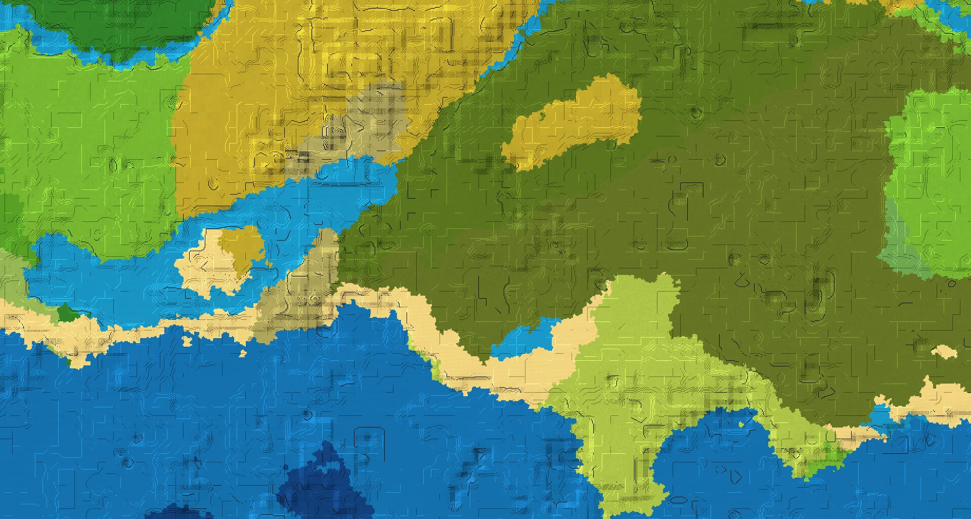 Seed map — Swamp Start with Village