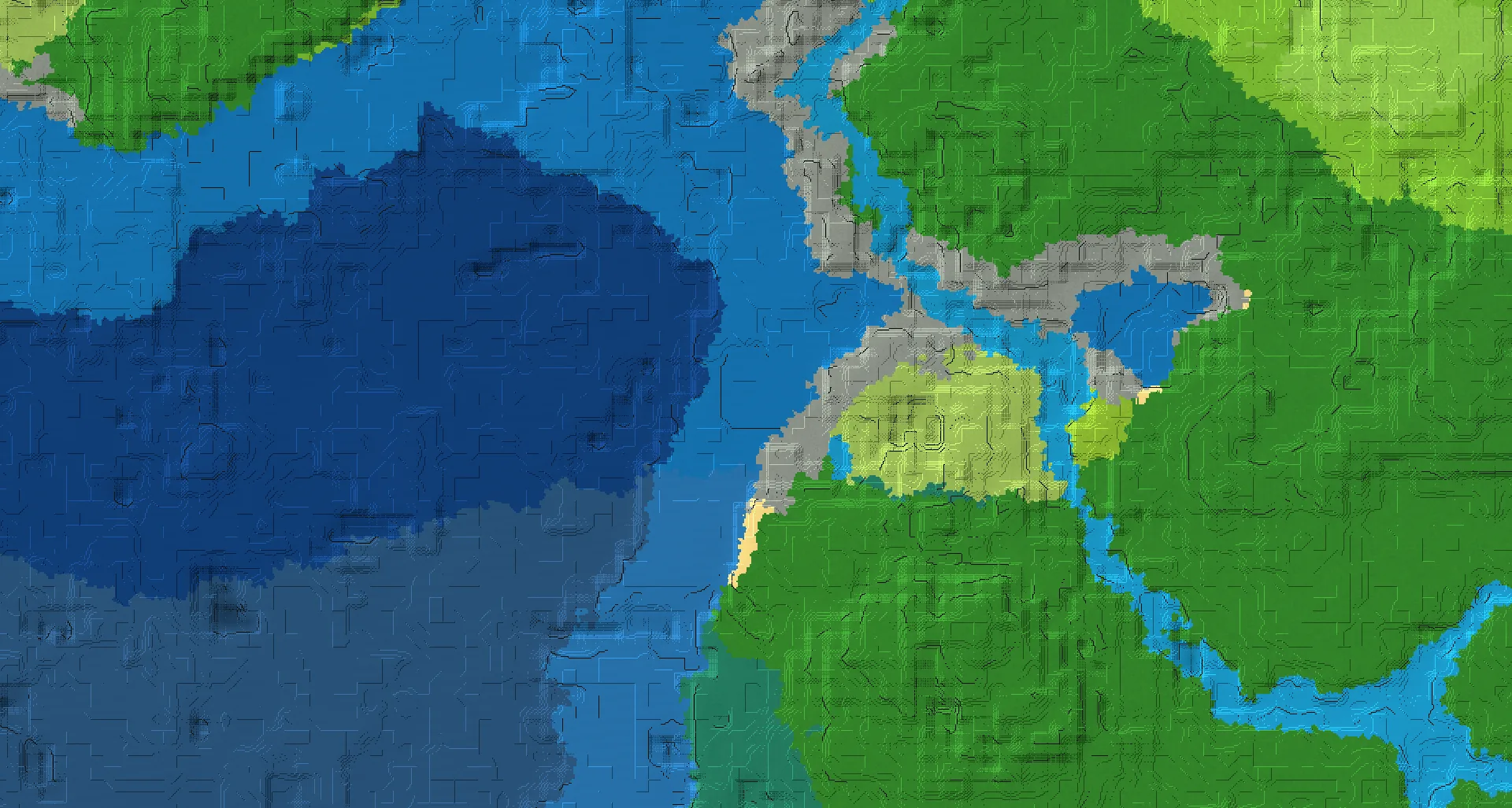 Seed map — Ocean Ruins North of a Beach Start