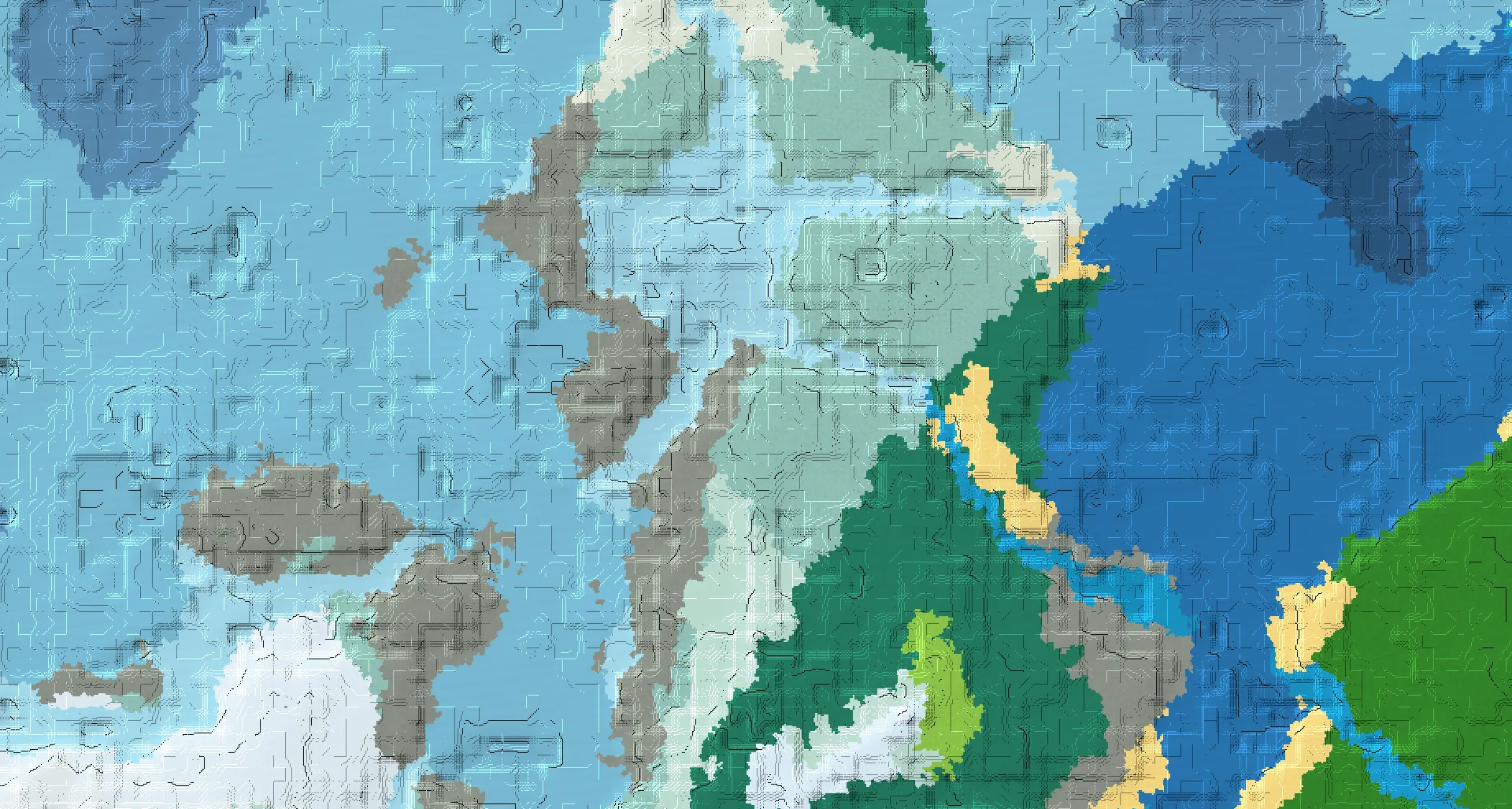 Seed map — Snowy Taiga East of a Stony Shore Start