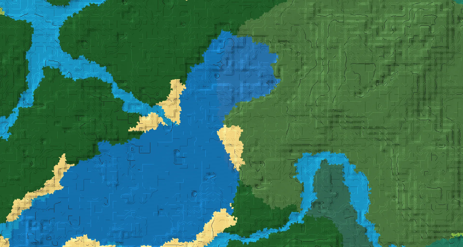 Seed map — Beach West of a Old Growth Pine Taiga Start