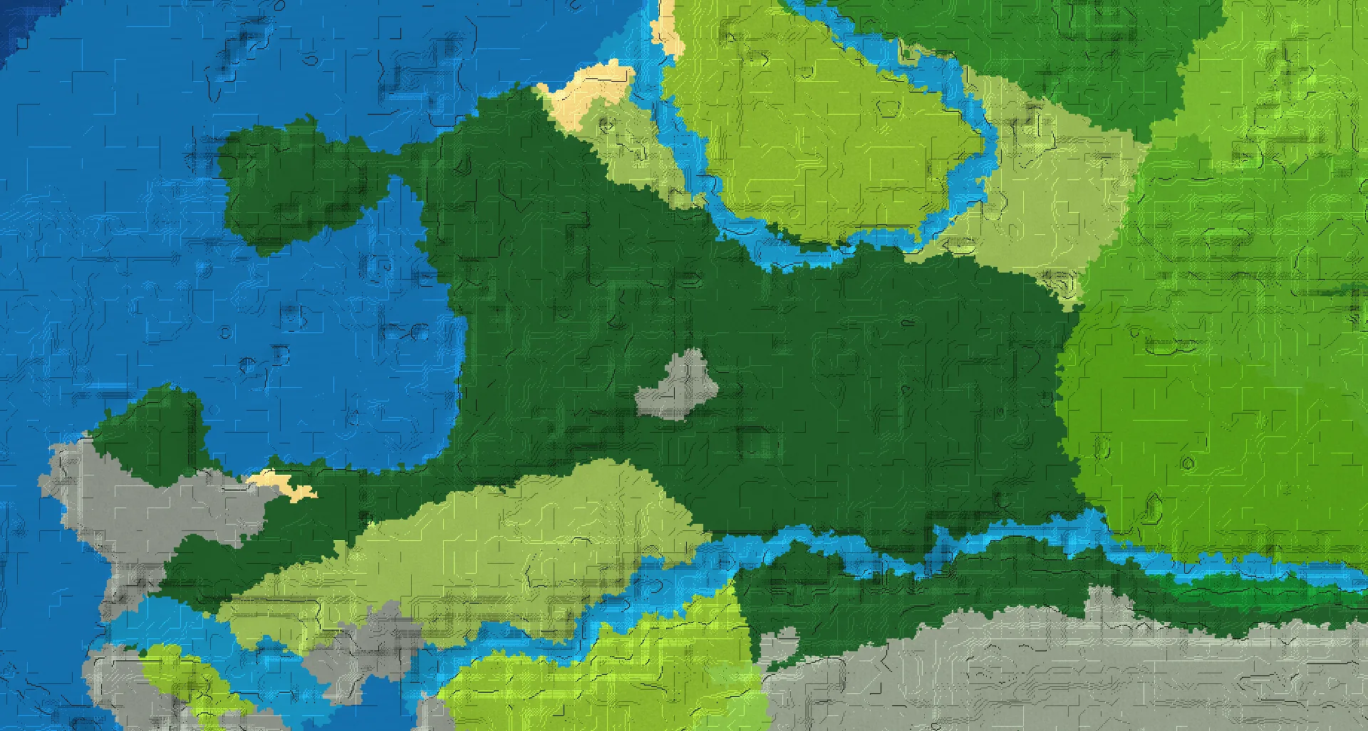 Seed map — Pale Garden Southeast of a Dark Forest Start with Ruined Portal