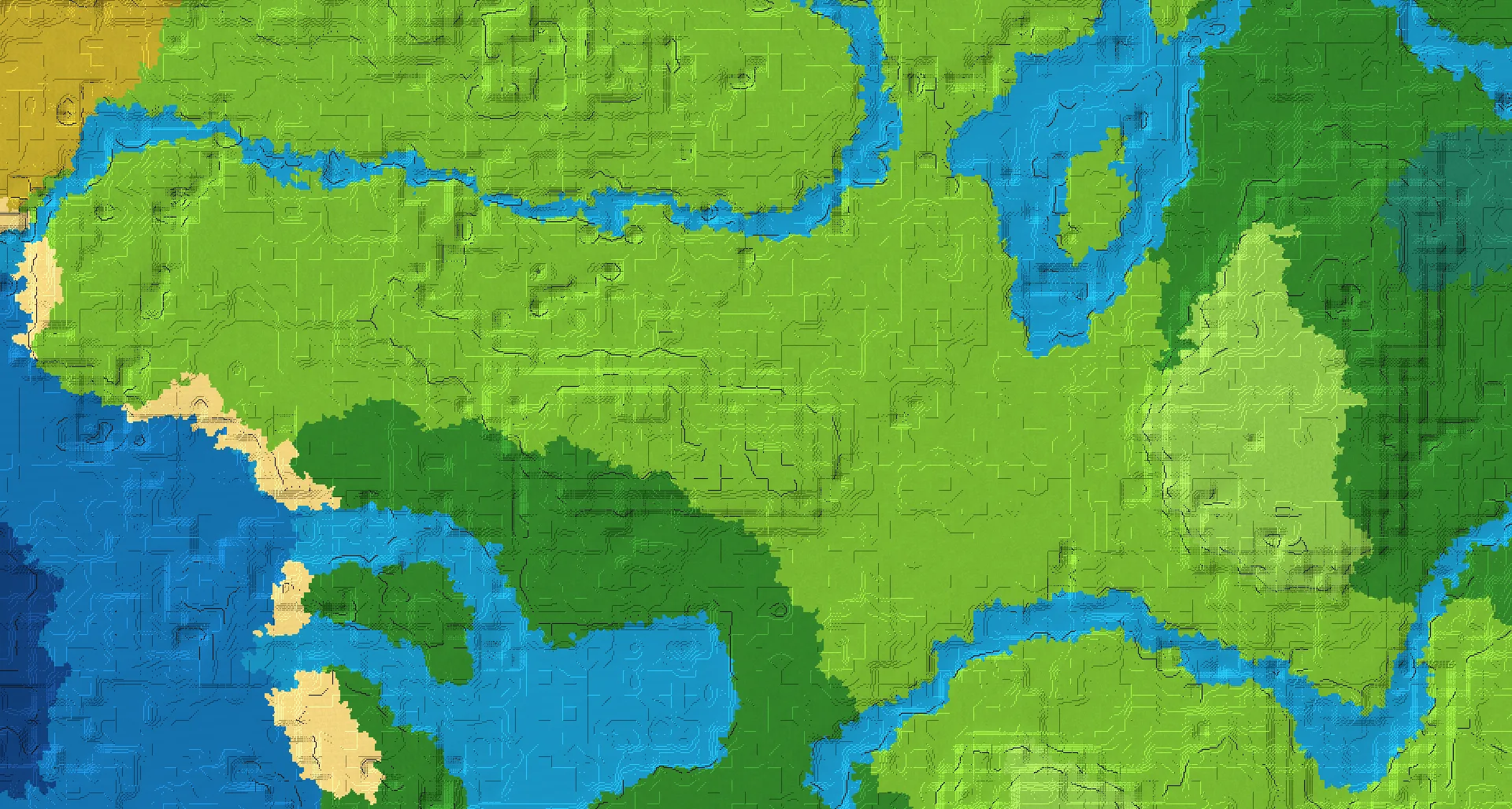 Seed map — Pillager Outpost East of a Plains Start