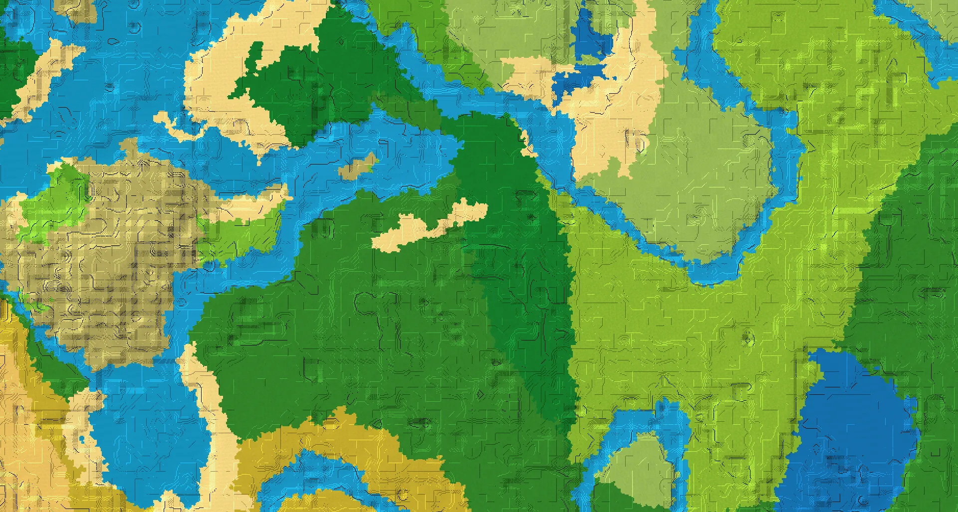 Seed map — Jungle Temple West of a Birch Forest Start