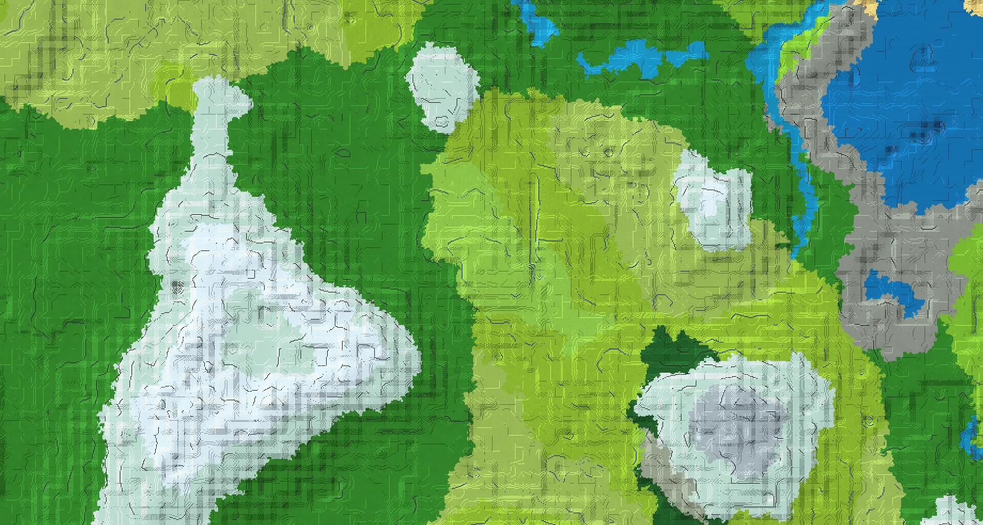 Seed map — Ancient City Southeast of a Forest Start with Ruined Portal