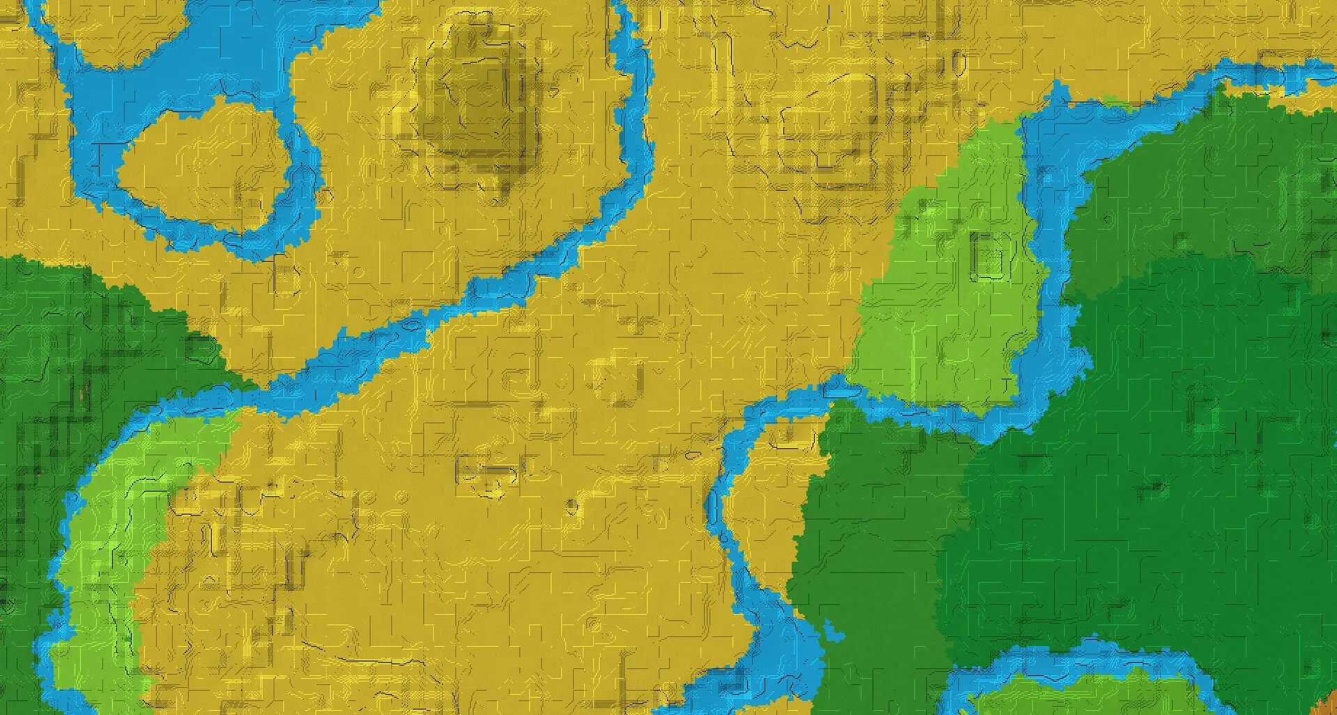 Seed map — Ruined Portal South of a Savanna Start