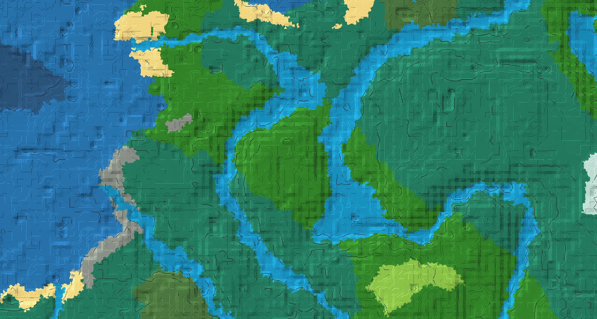 Seed map — Ruined Portal East of a Forest Start
