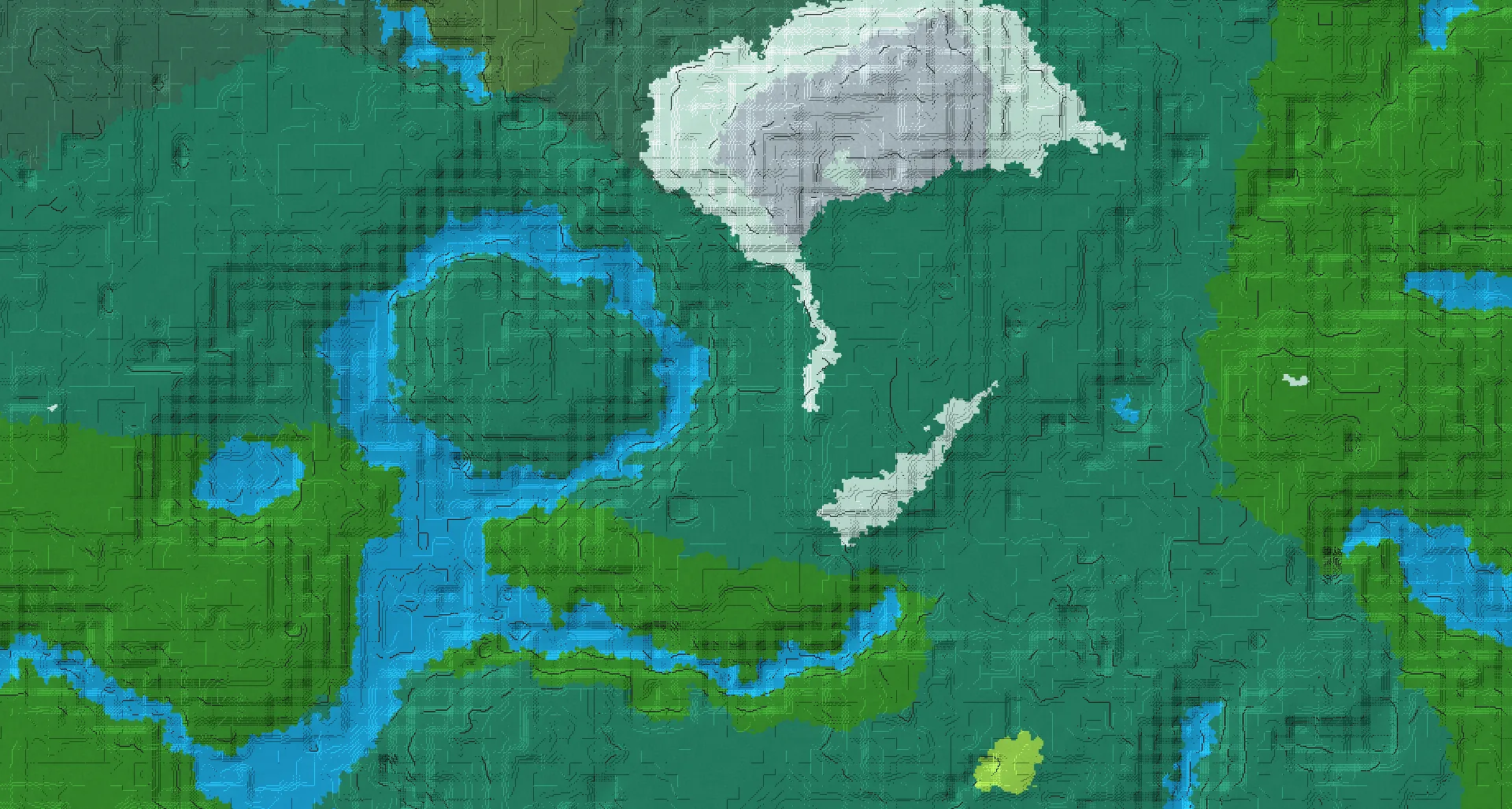 Seed map — Stronghold Northwest of a Old Growth Birch Forest Start