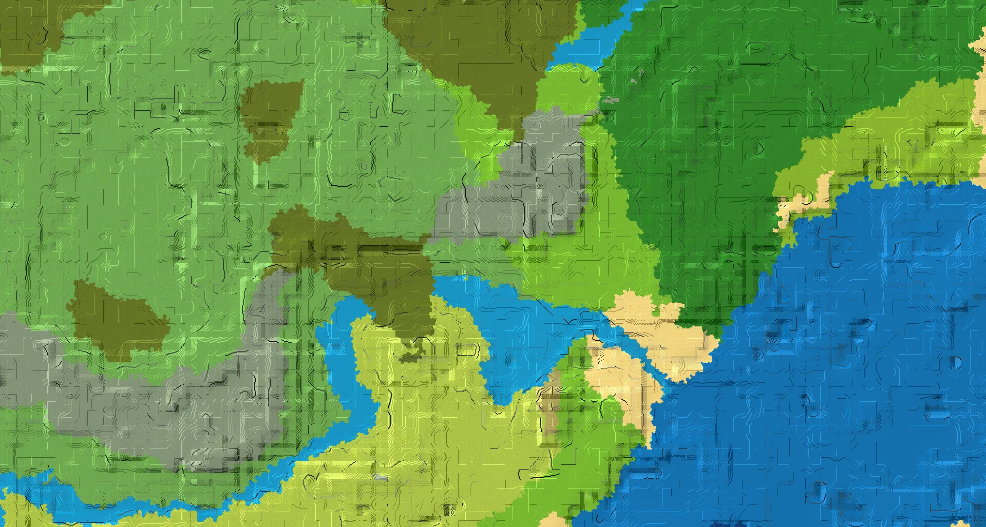Seed map — Flower Forest Start with Trial Chambers with Ruined Portal