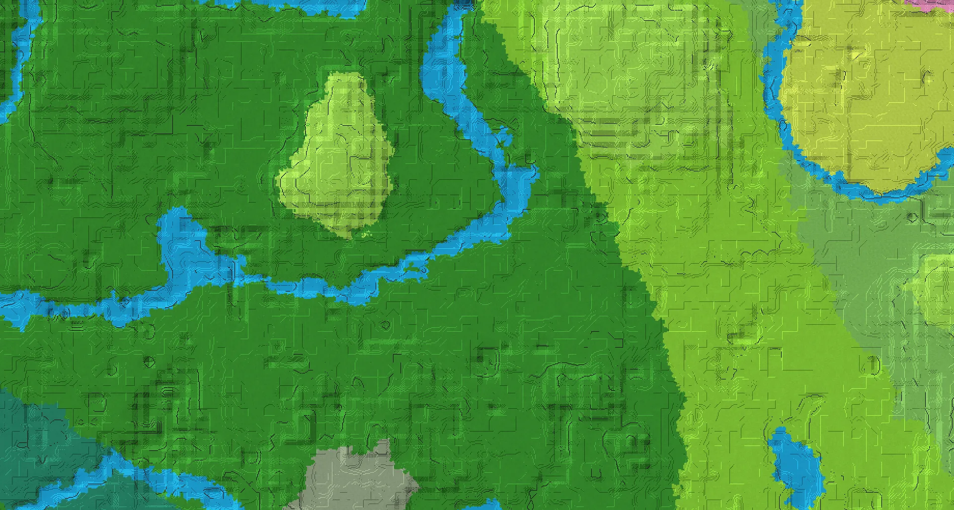 Seed map — Mineshaft Northeast of a Forest Start