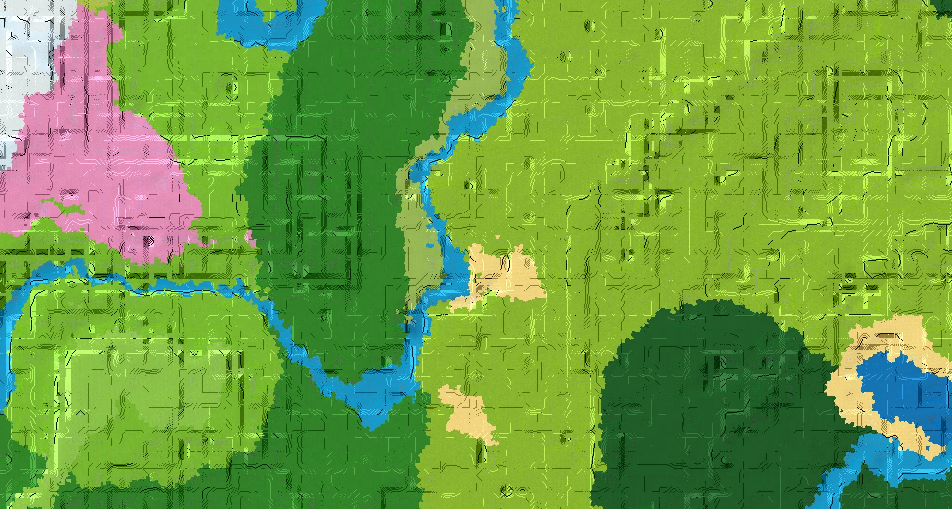 Seed map — Cherry Grove Routes from Forest with Igloo
