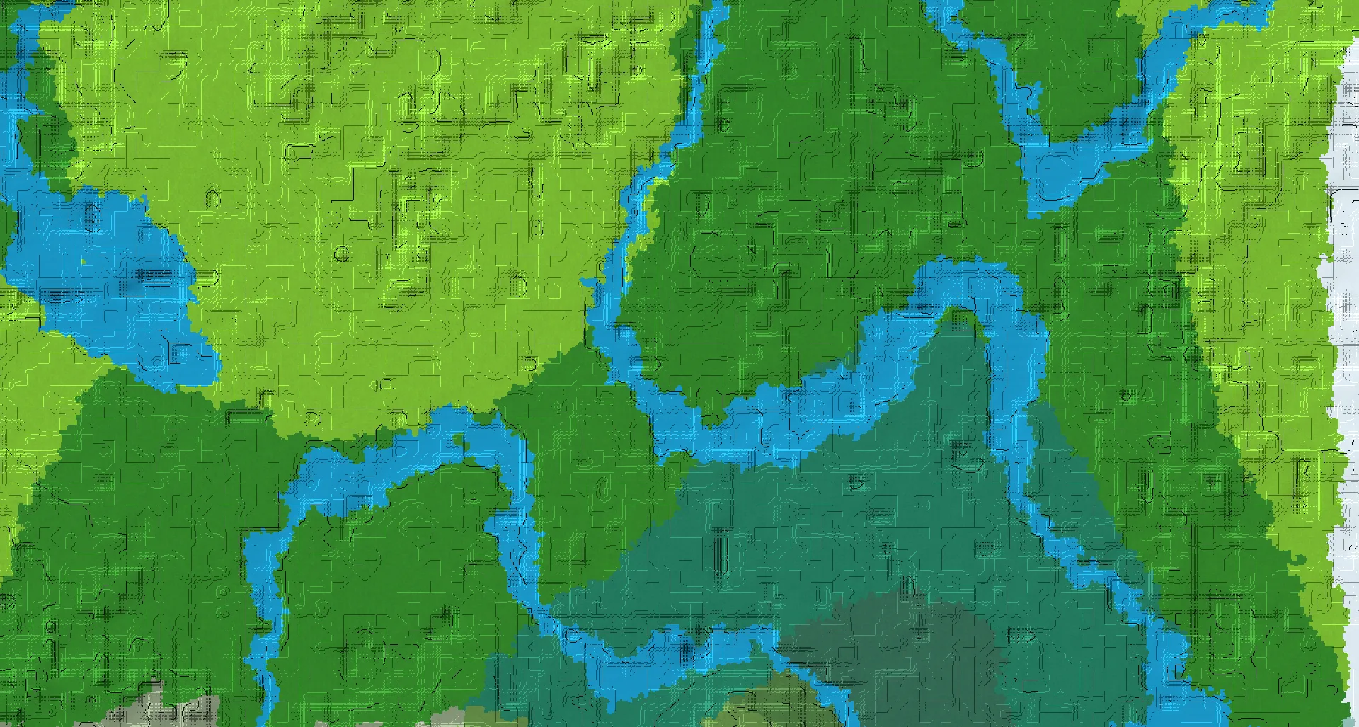 Seed map — Ruined Portal Southeast of a Plains Start with Trial Chambers