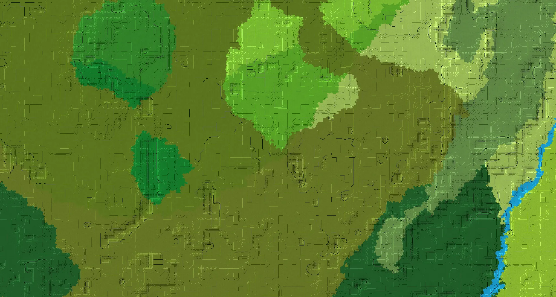 Seed map — Swamp Southeast of a Sparse Jungle Start