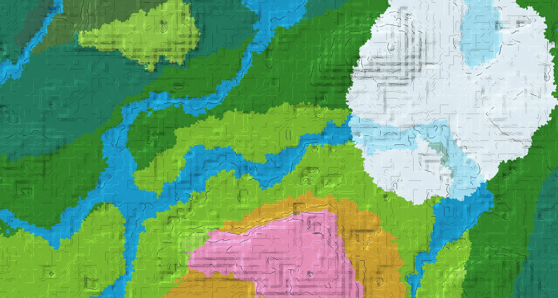 Seed map — River South of a Plains Start