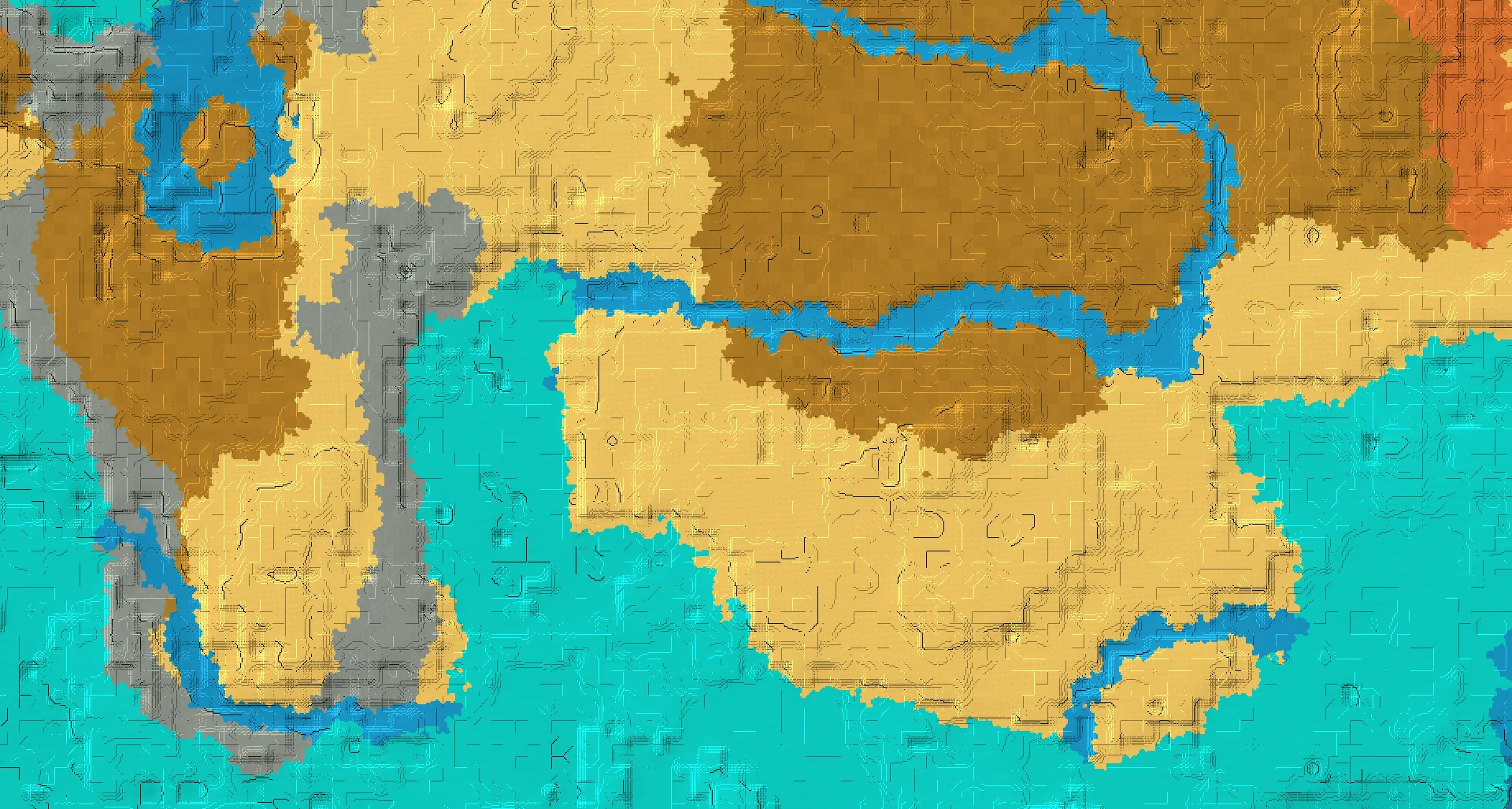 Seed map — Desert Temple Southeast of a Desert Start at 320, 784