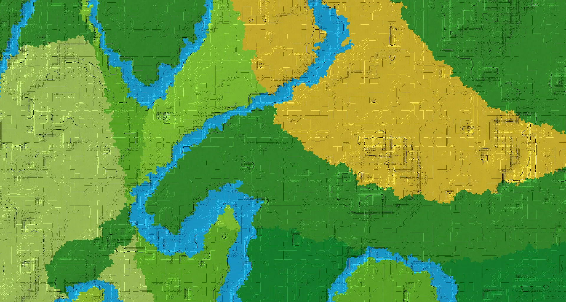 Seed map — Forest Start with Trial Chambers with Ruined Portal