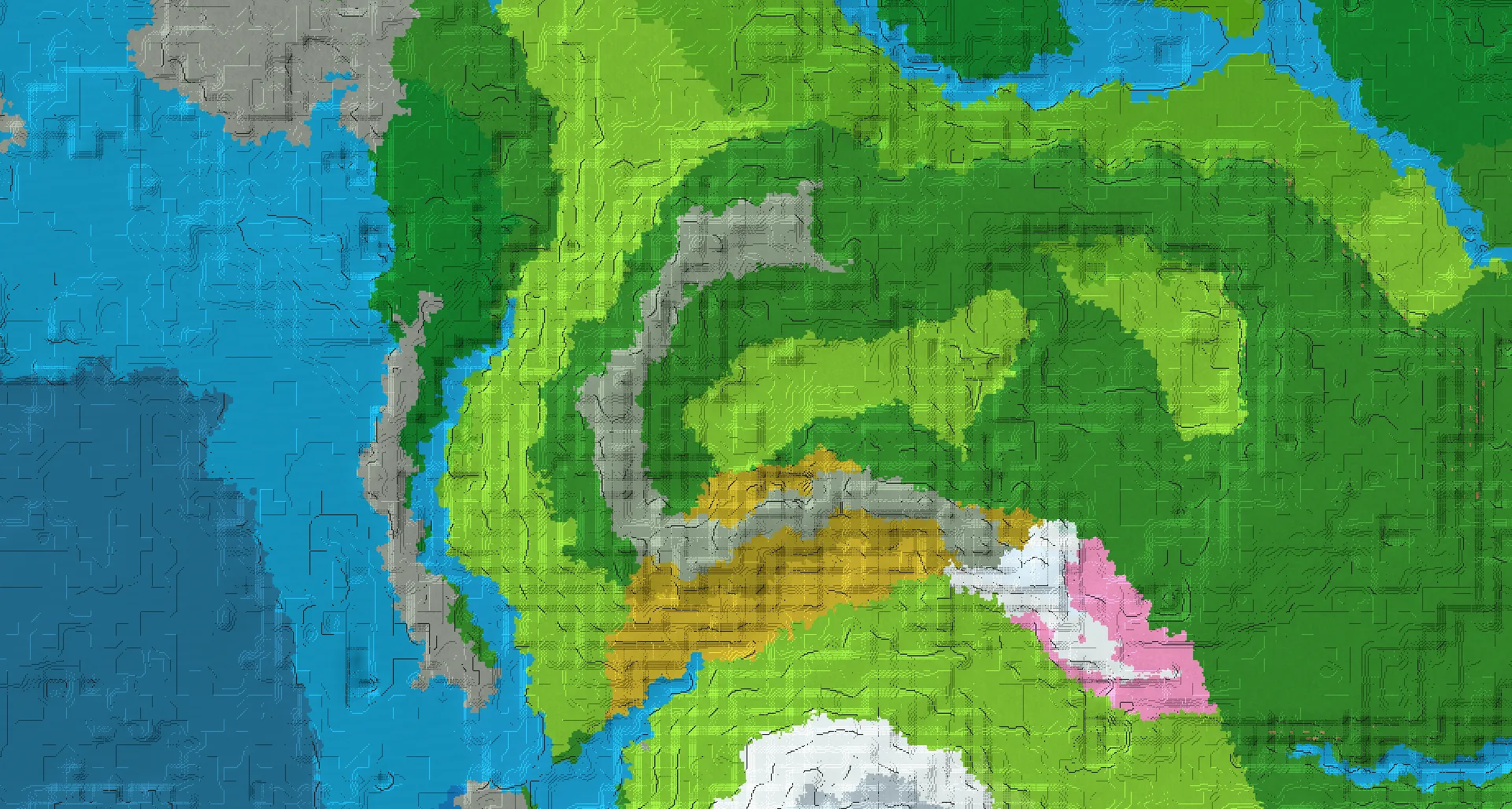 Seed map — Pillager Outpost East of a Forest Start