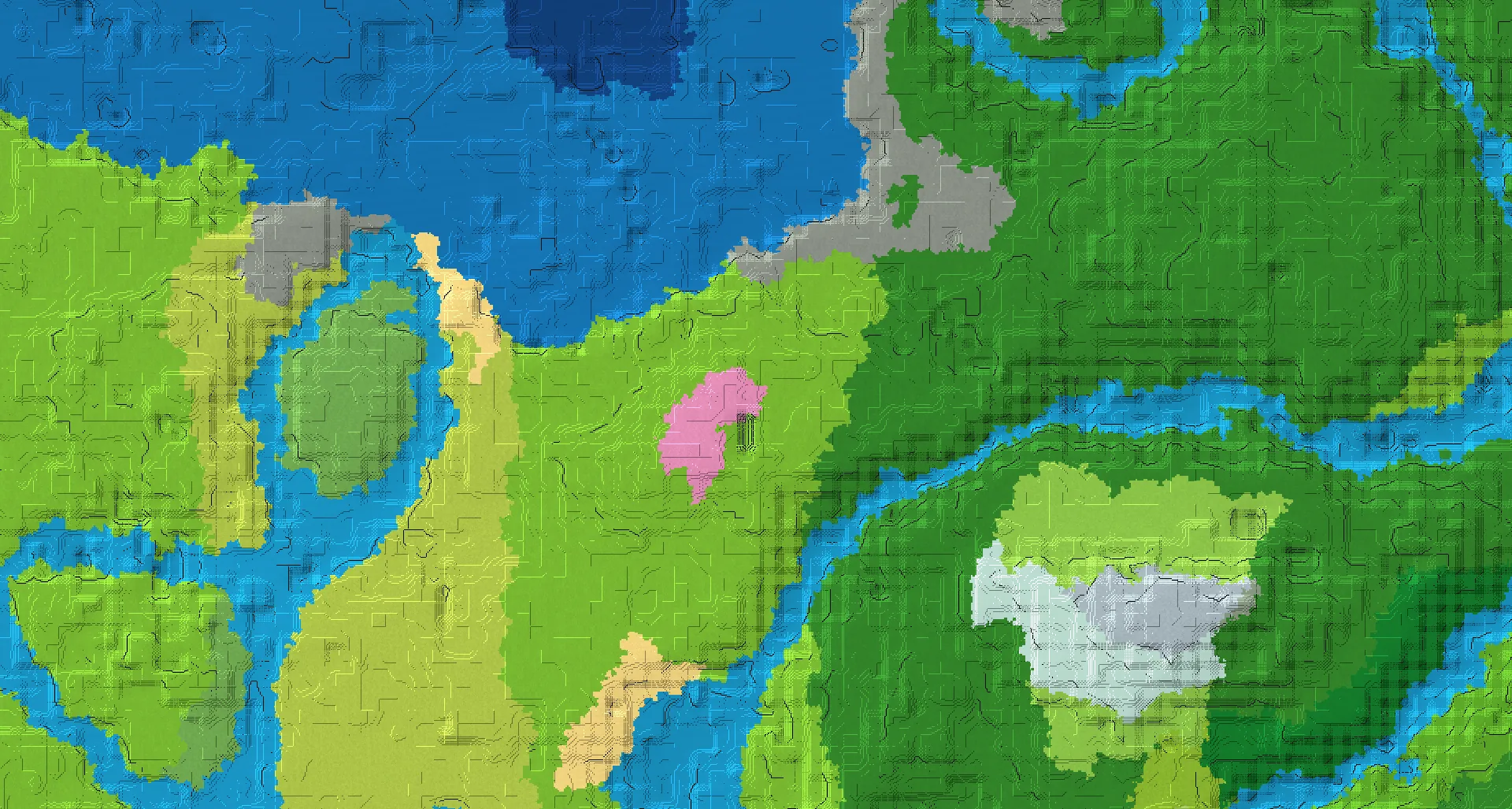 Seed map — Cherry Grove West of a Forest Start
