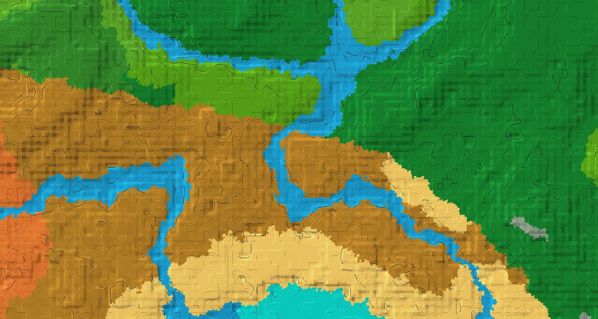 Seed map — Cave Exploration below a Jungle Start