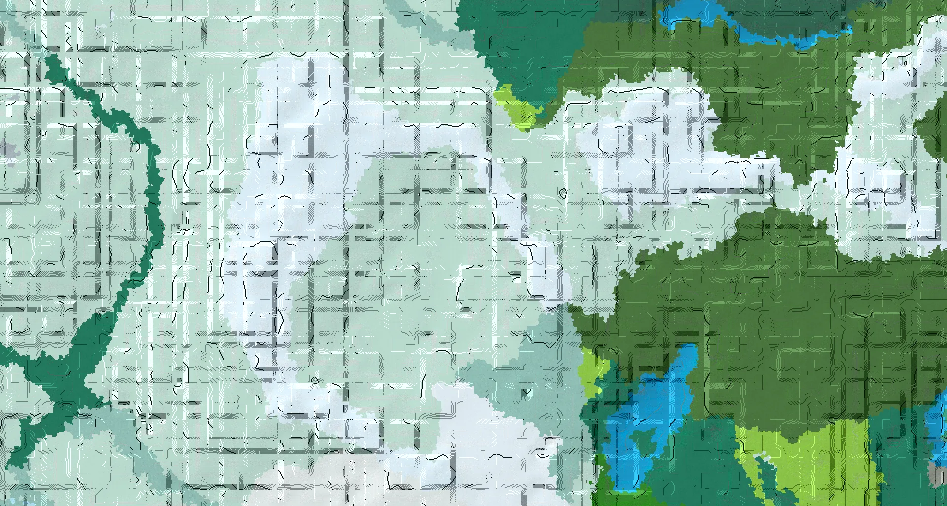 Seed map — Lush Caves Start with Ancient City with Trial Chambers