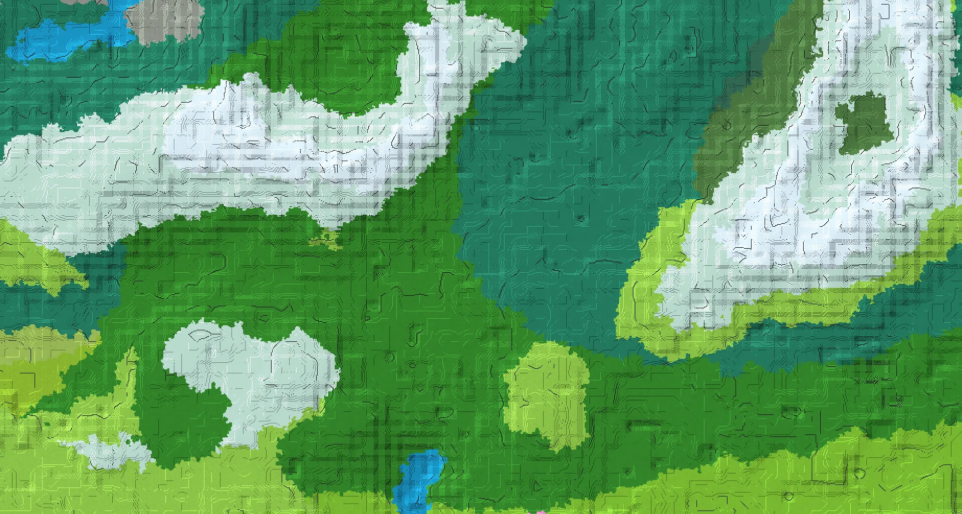 Seed map — Taiga Start with Trial Chambers with Village