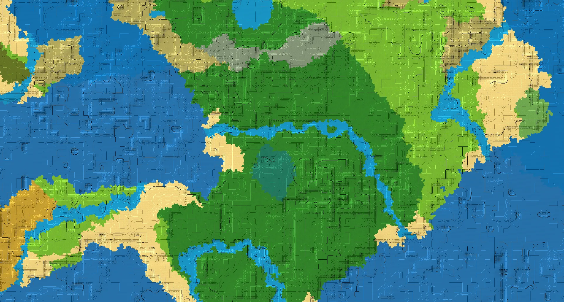 Seed map — Trail Ruins North of a Forest Start