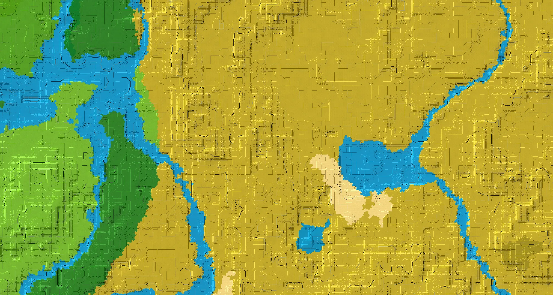 Seed map — Savanna Start with Trial Chambers at 0, 0