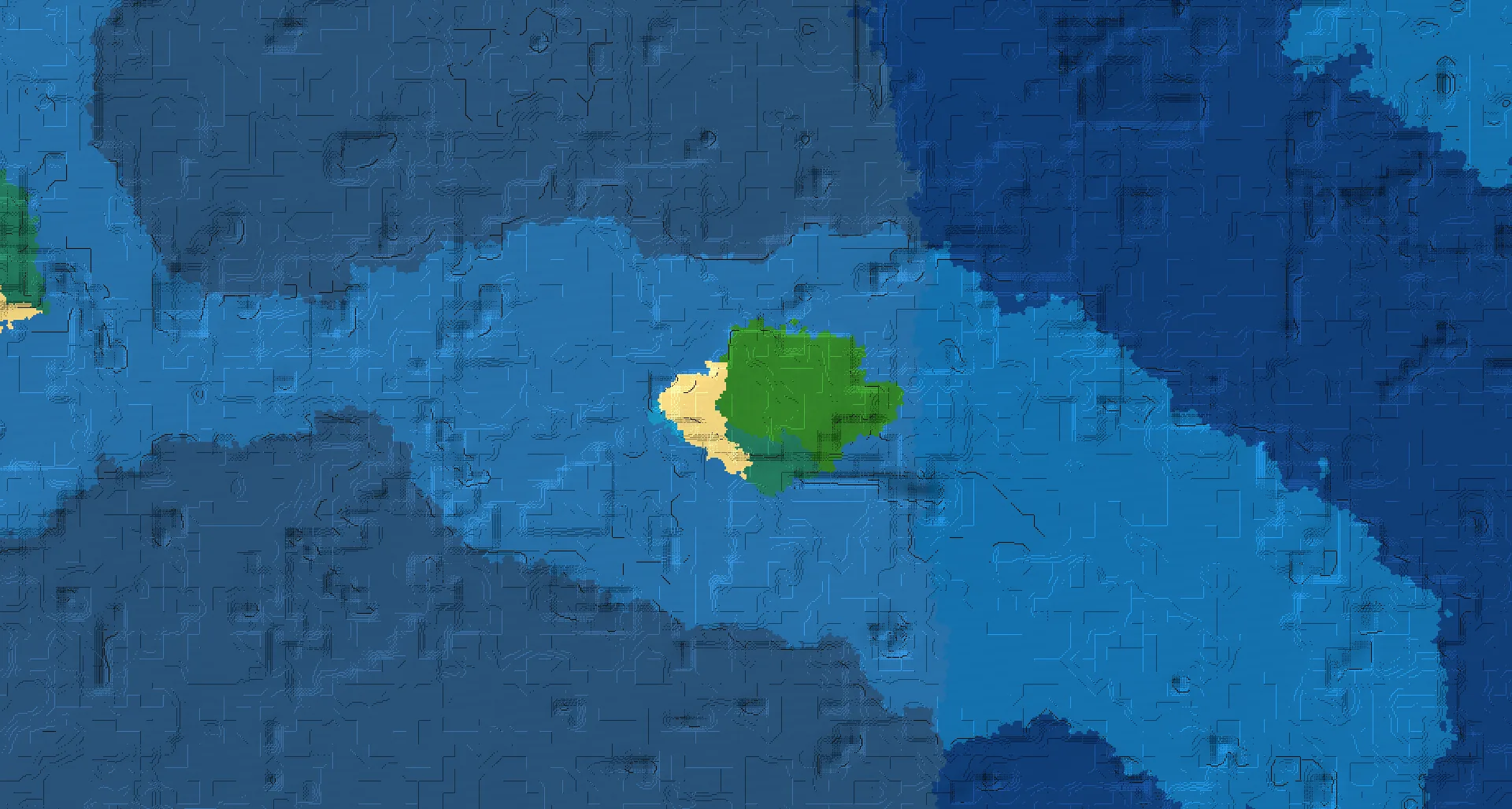 Seed map — Forest village survival island