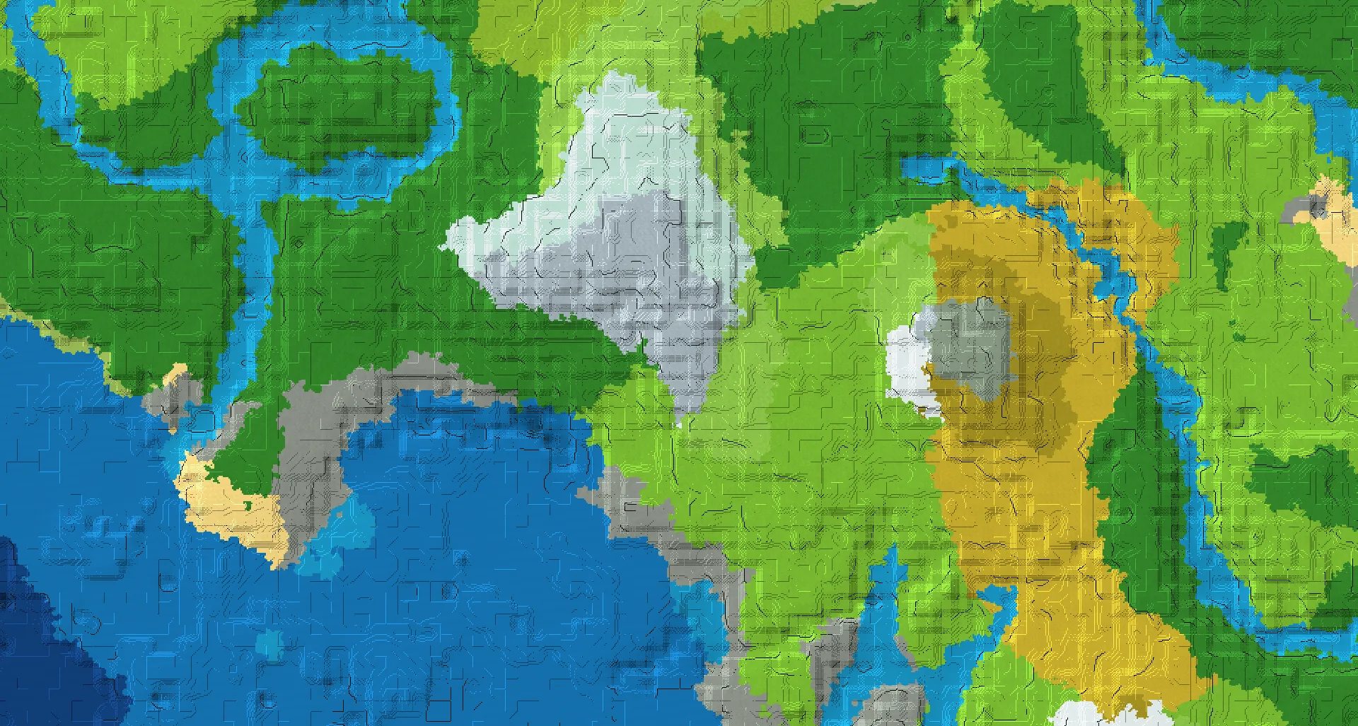 Seed map — Ancient City North of a Plains Start