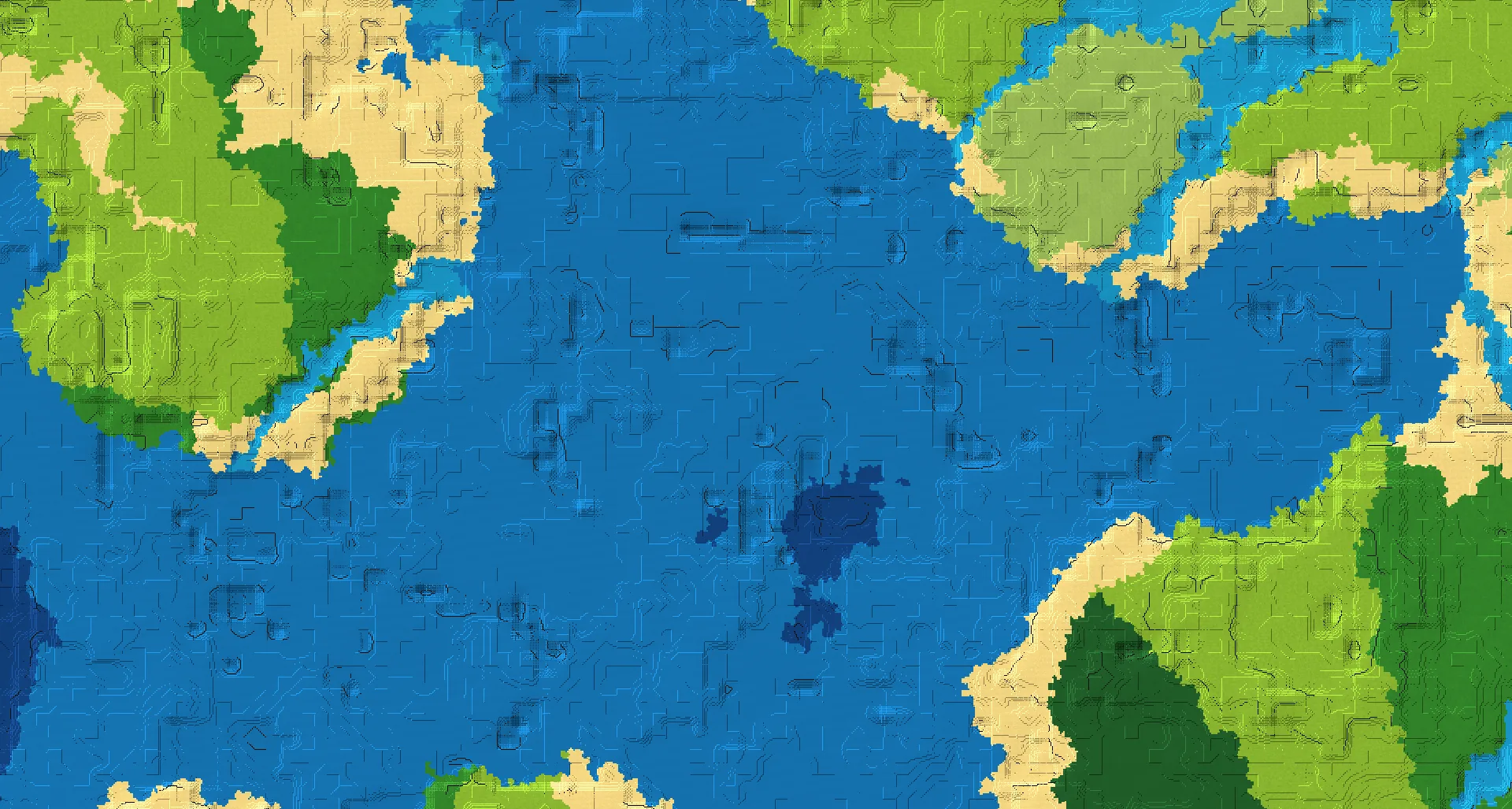 Seed map — Stronghold Northwest of a Savanna Start with Ruined Portal