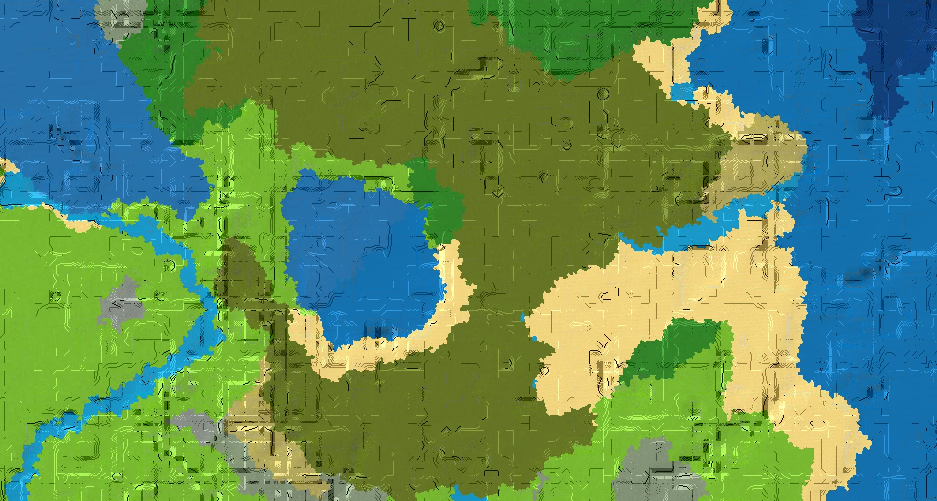 Seed map — Swamp Start with Trial Chambers with Ruined Portal