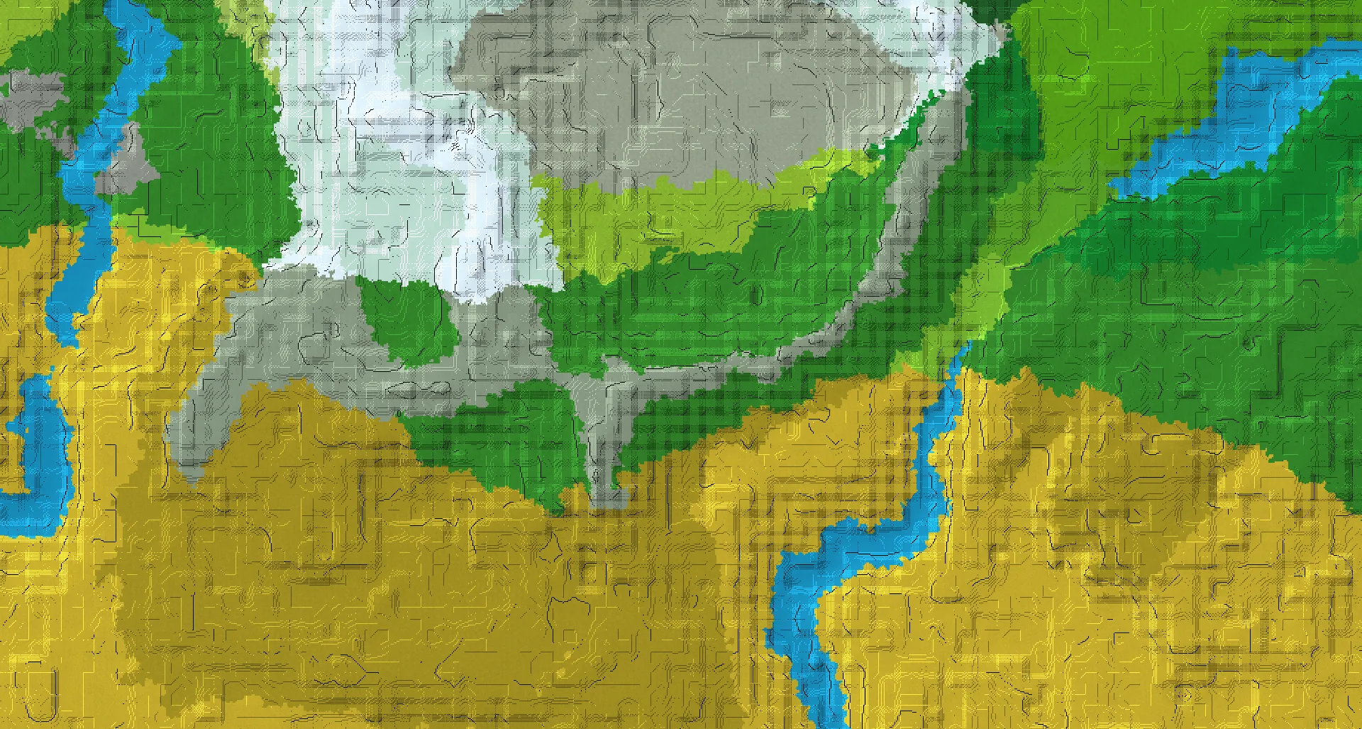 Seed map — Split forest mountain ring