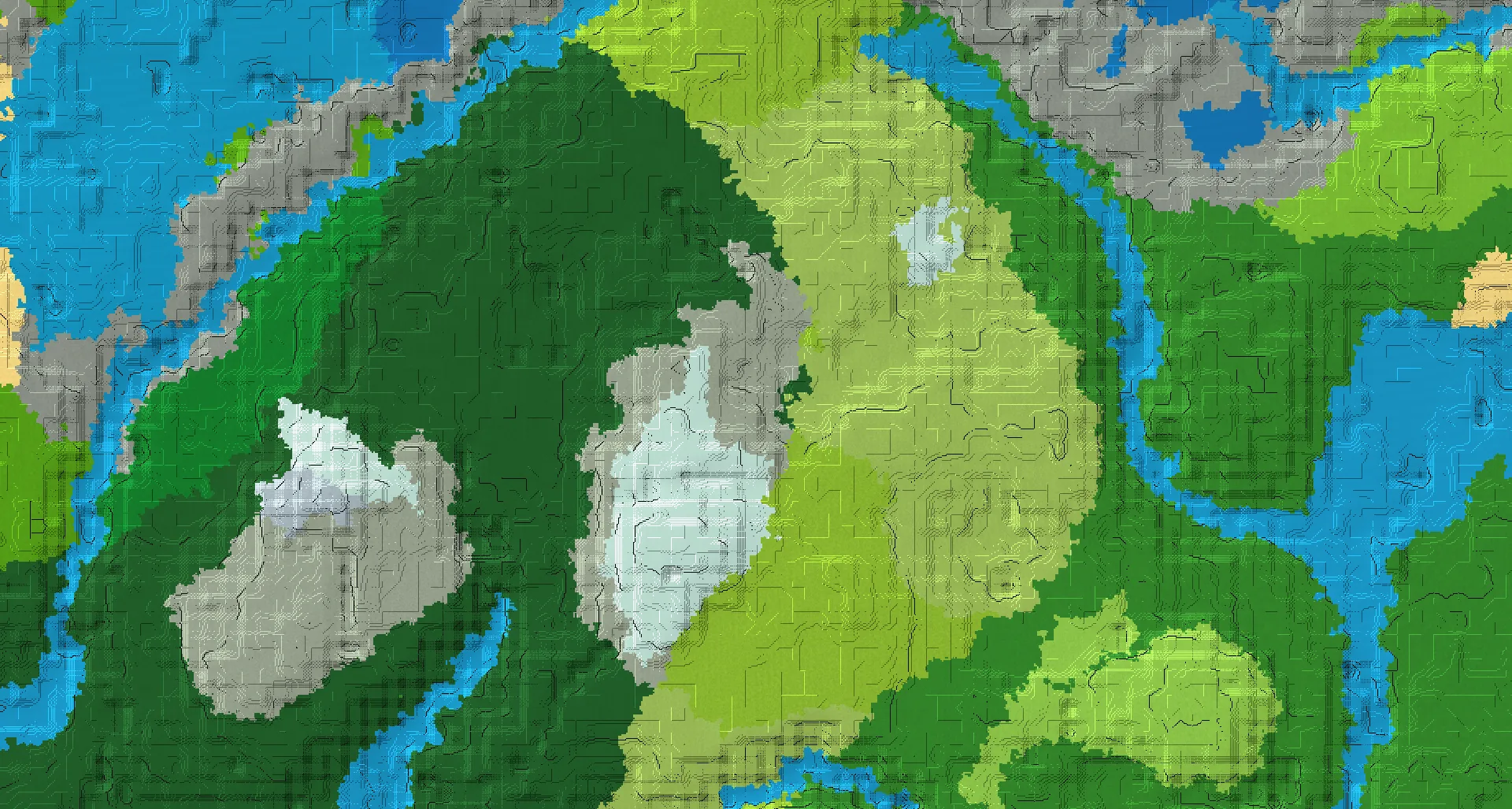 Seed map — Pale Garden West of a Forest Start