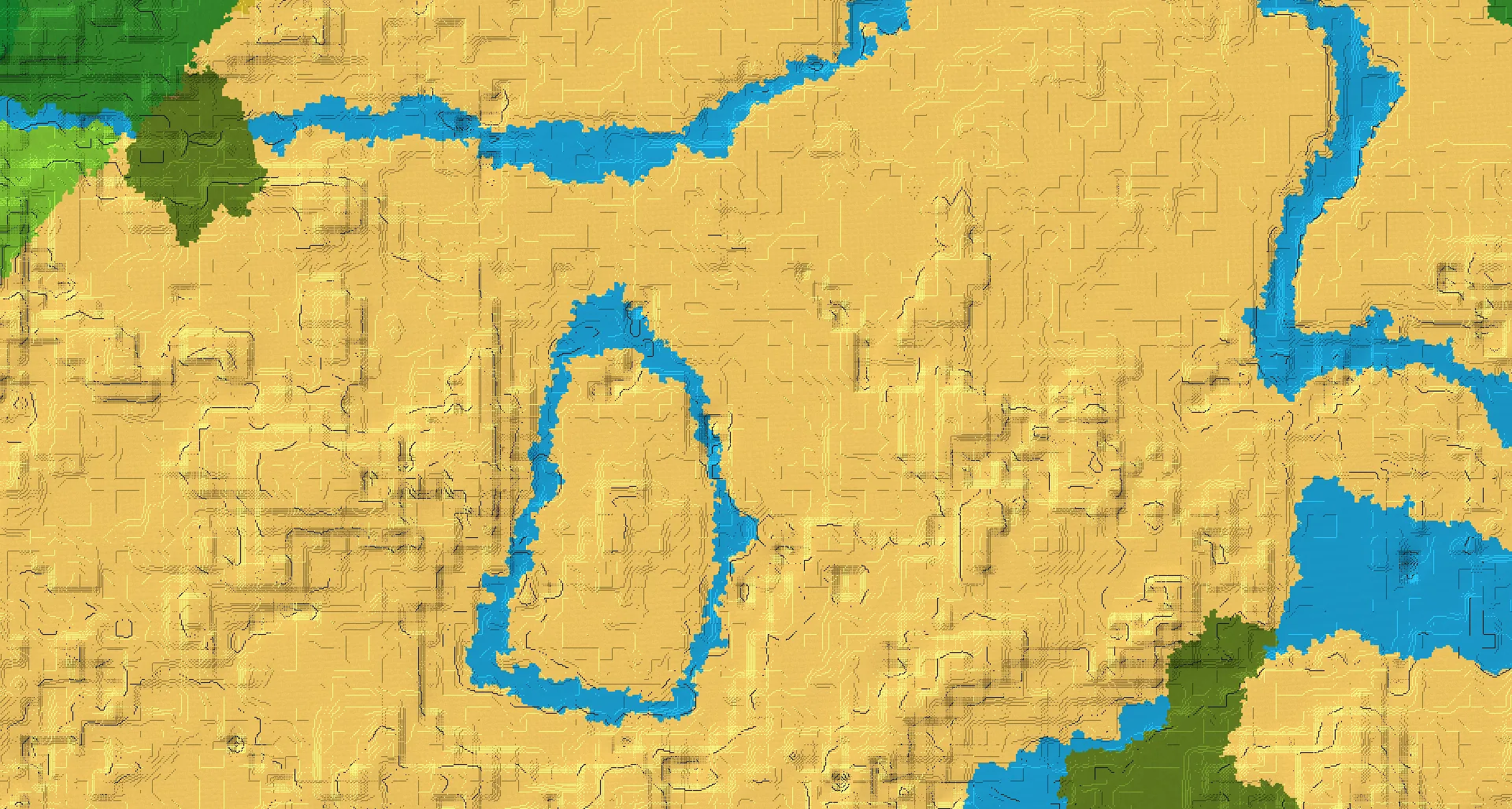 Seed map — Village Southeast of the Desert Start with Trial Chambers