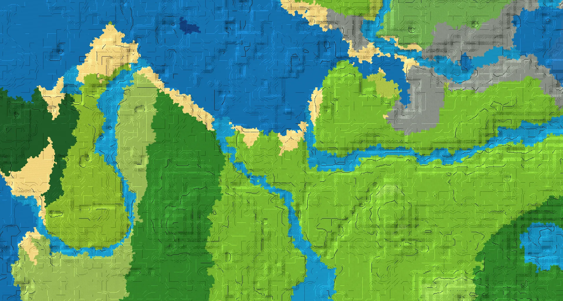 Seed map — Mineshaft At the same X/Z position as a Beach Start