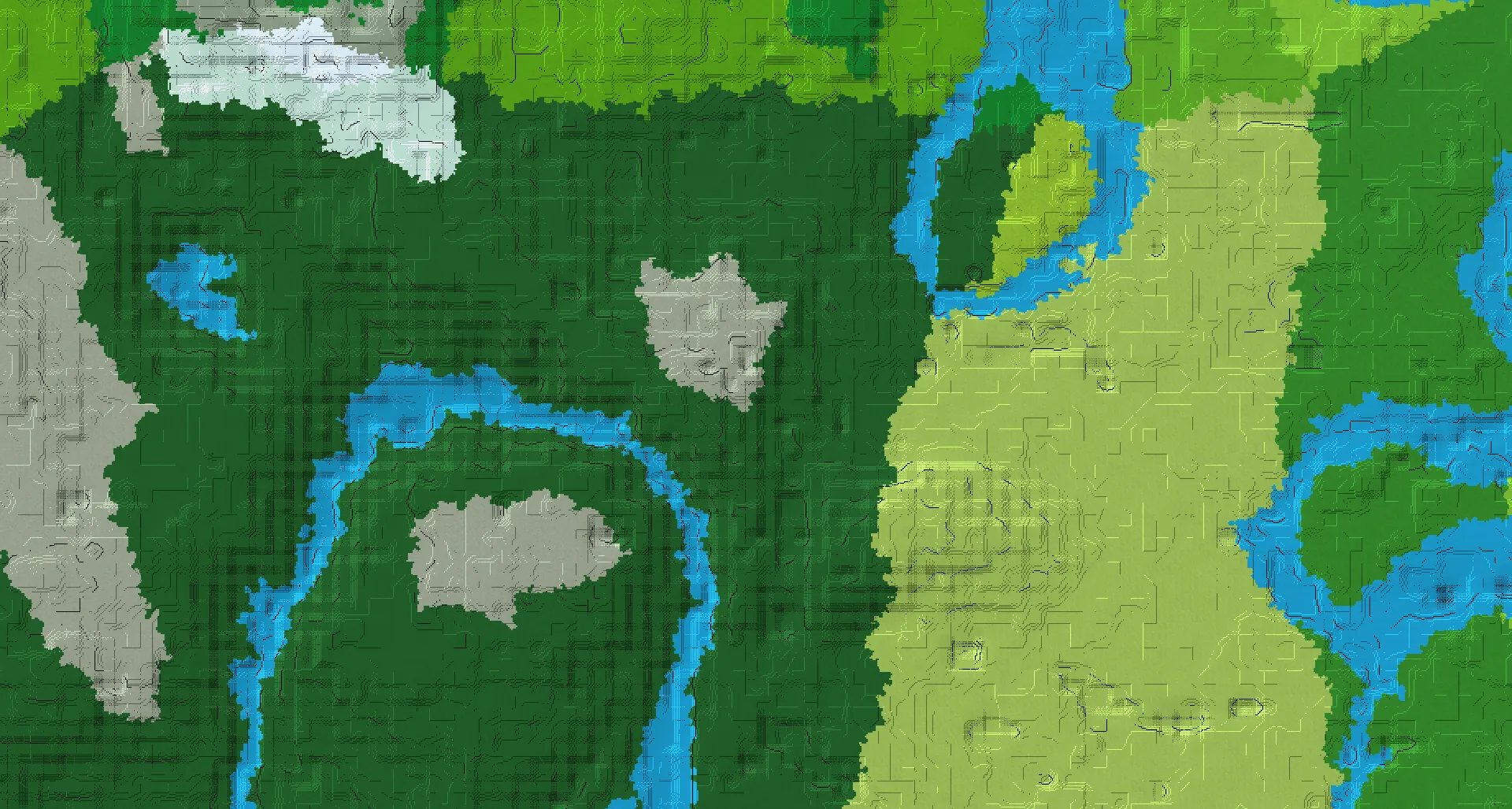 Seed map — Woodland Mansion Southeast of a Sparse Jungle Start