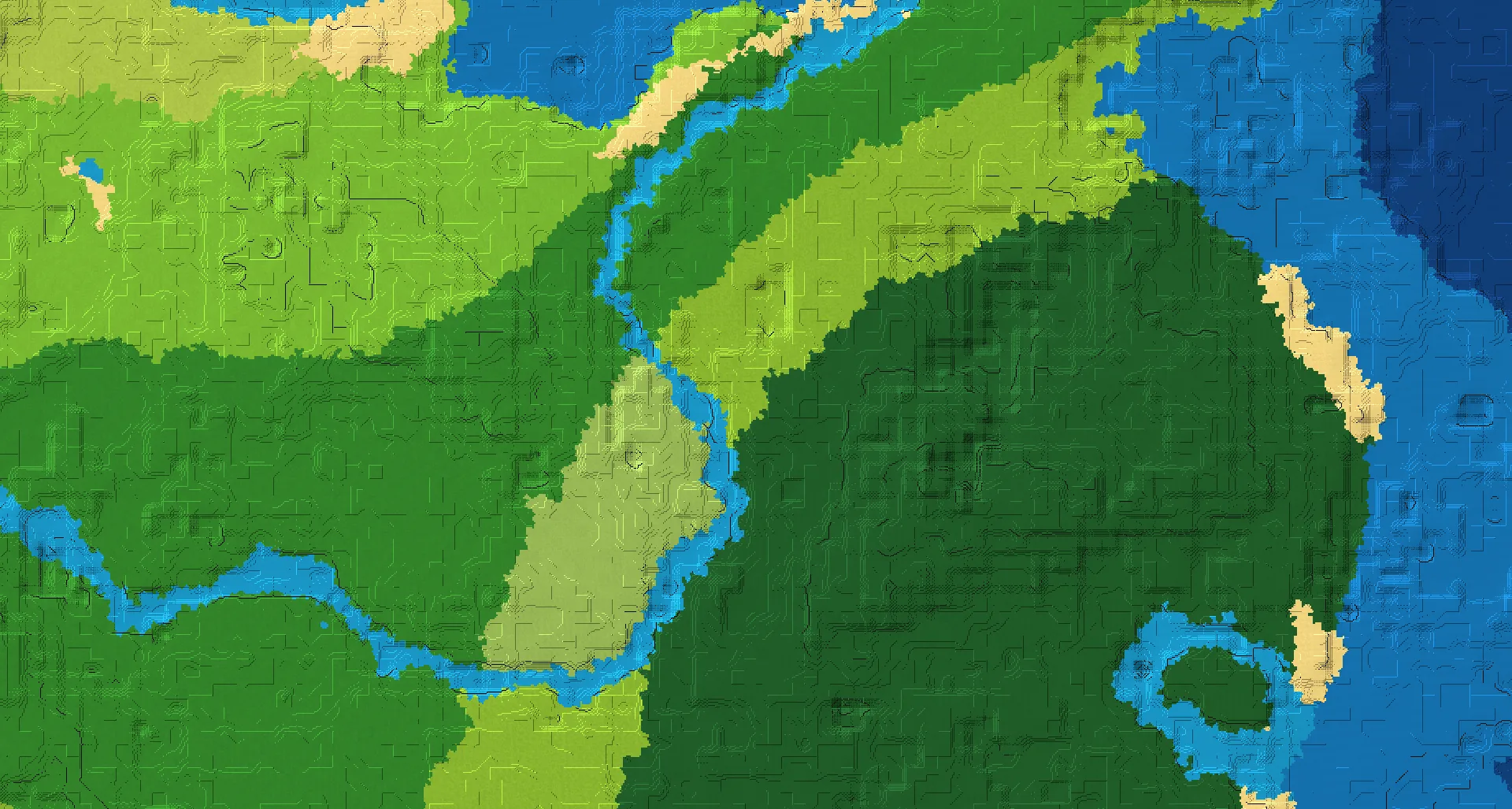 Seed map — Woodland Mansion Southeast of a Plains Start