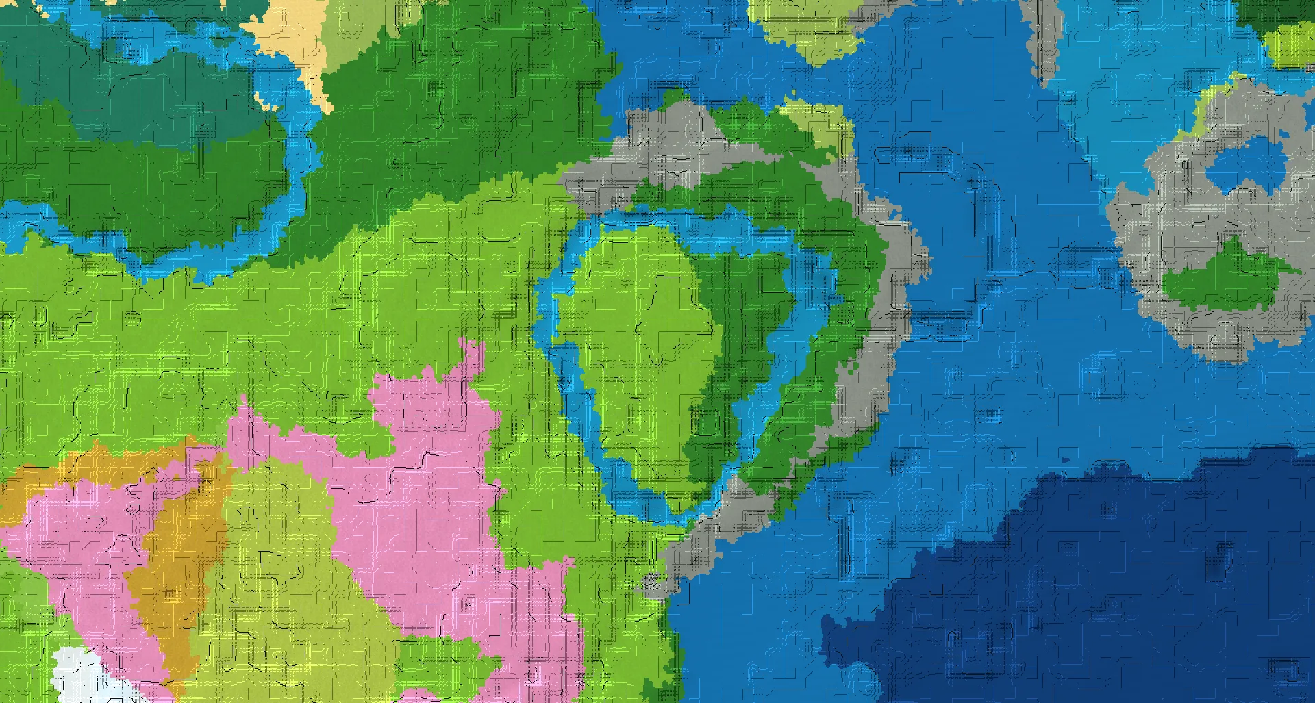 Seed map — Hidden lake village oasis