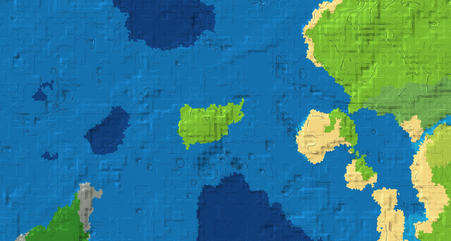 Seed map — Island village