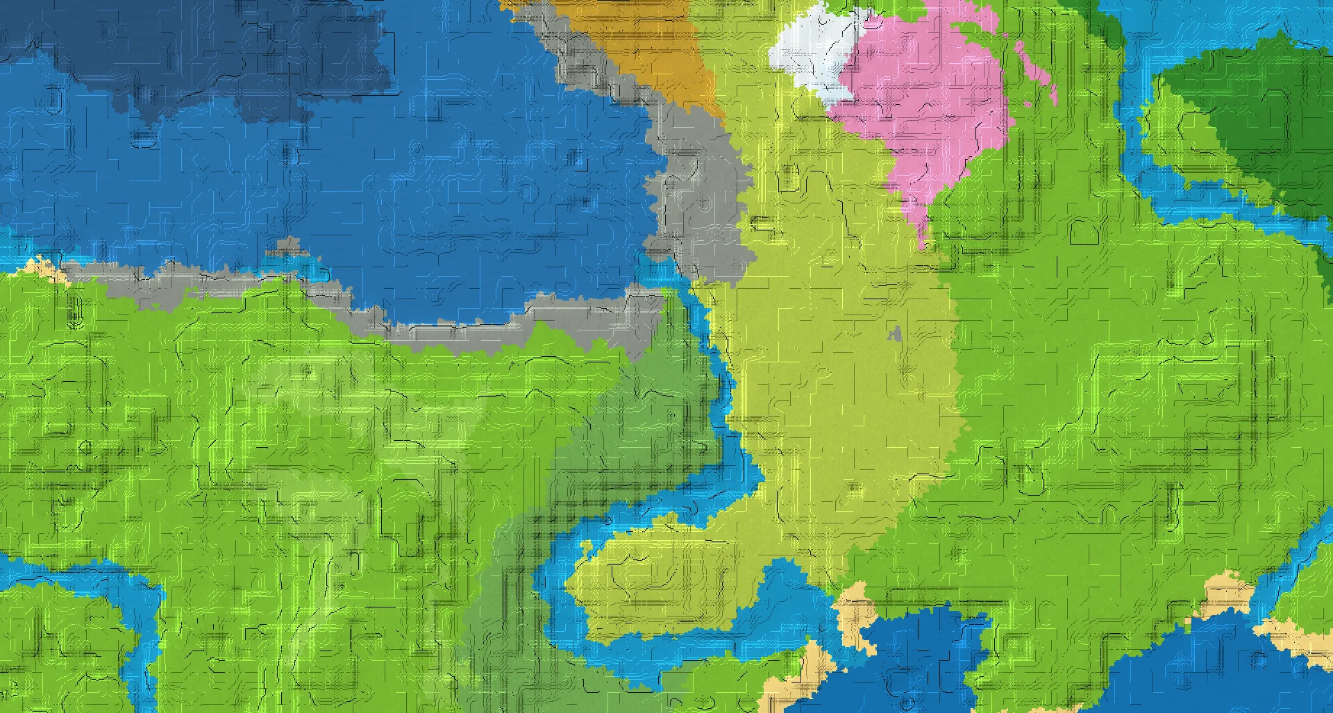 Seed map — Flower Forest South of a Dappled Forest Start