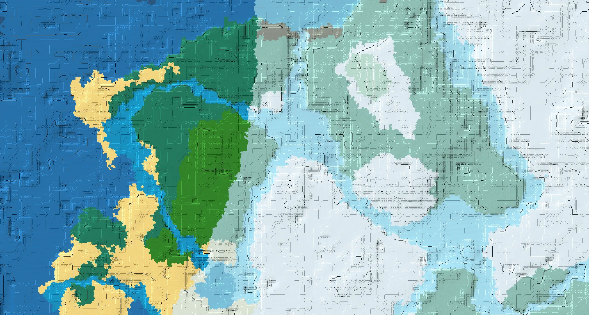 Seed map — Igloo Southeast of a Beach Start