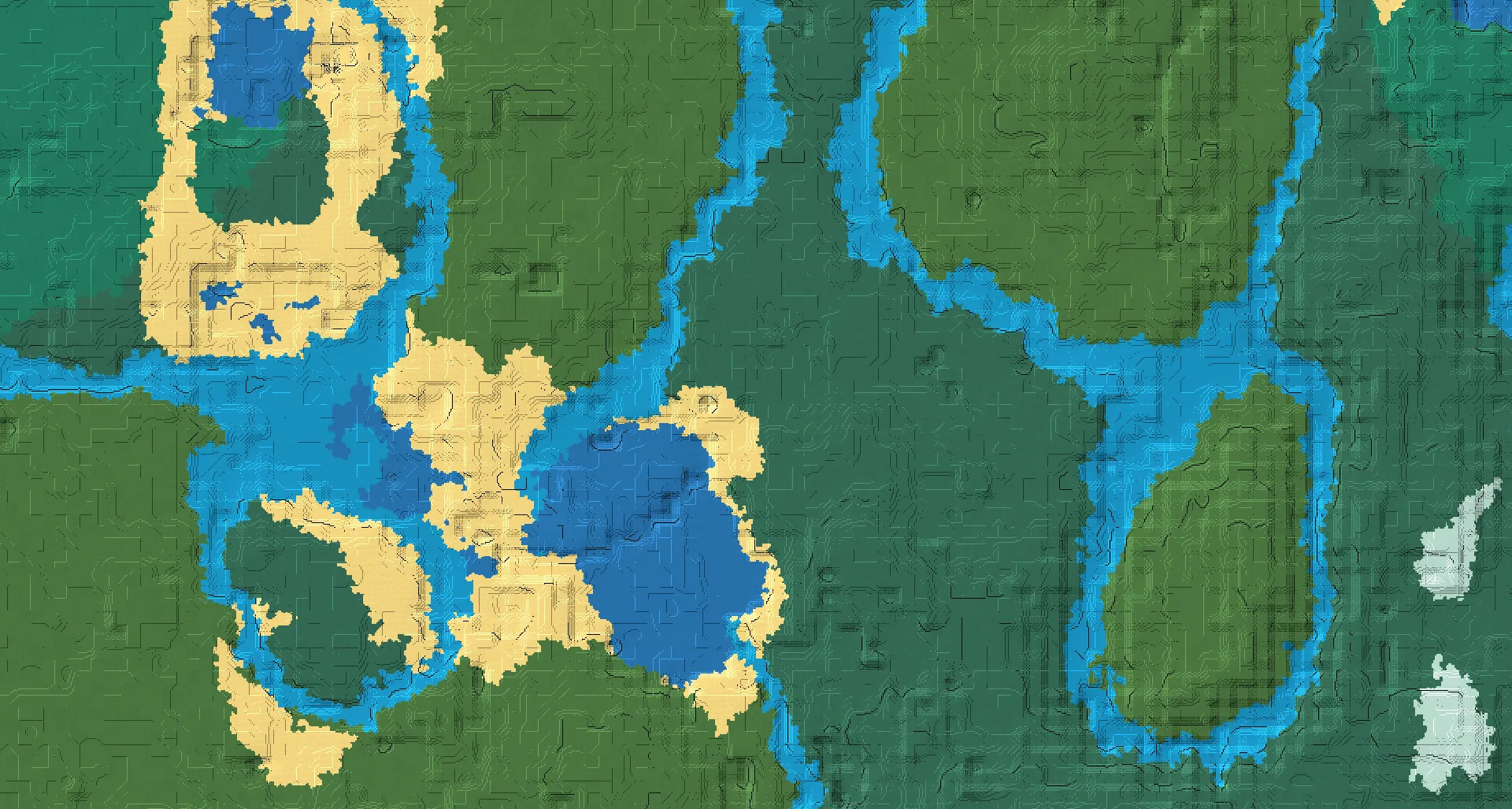 Seed map — Lush Caves Southeast of a Old Growth Spruce Taiga Start with Ruined Portal