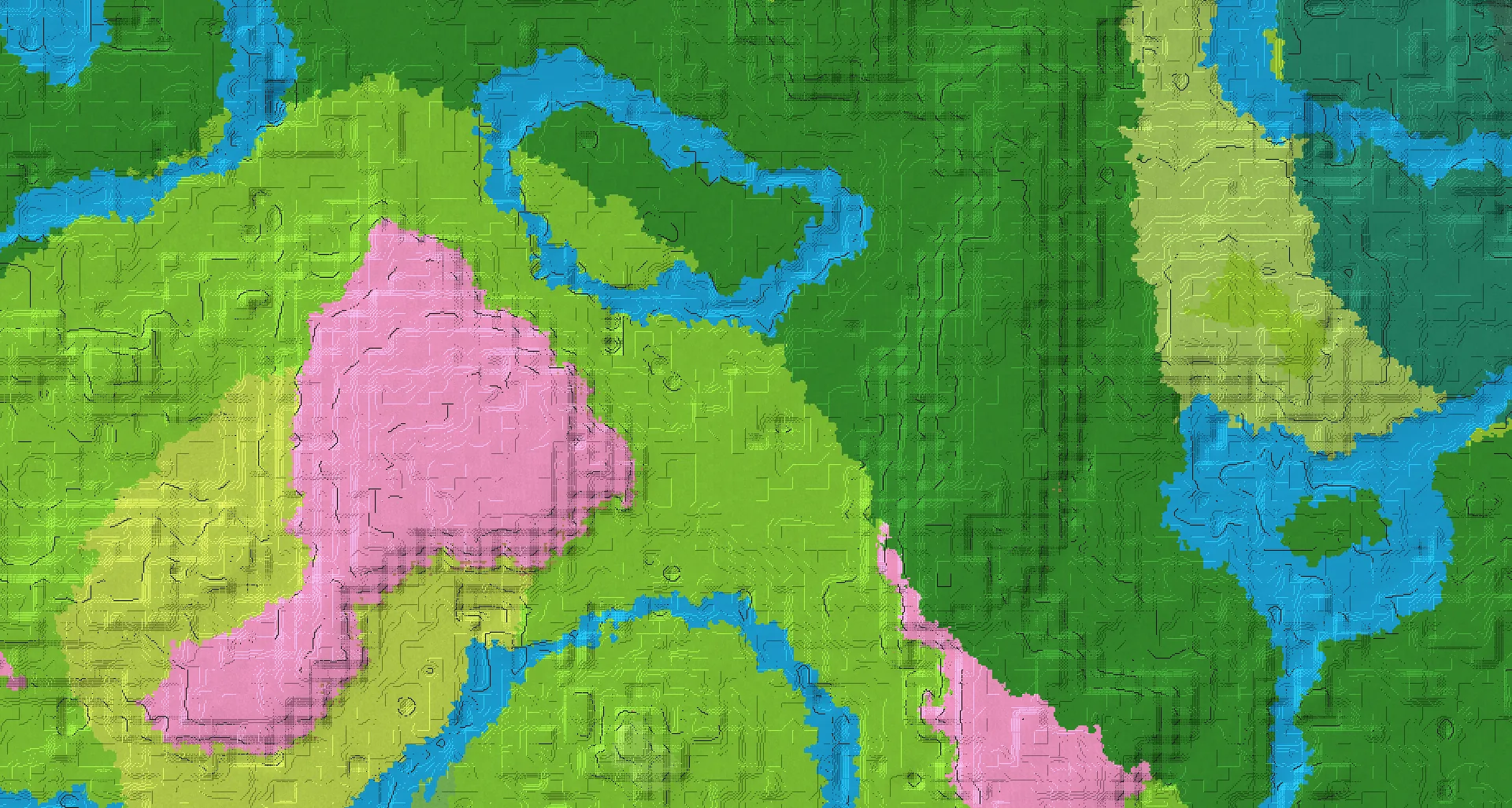 Seed map — Cherry Grove Routes from Old Growth Birch Forest