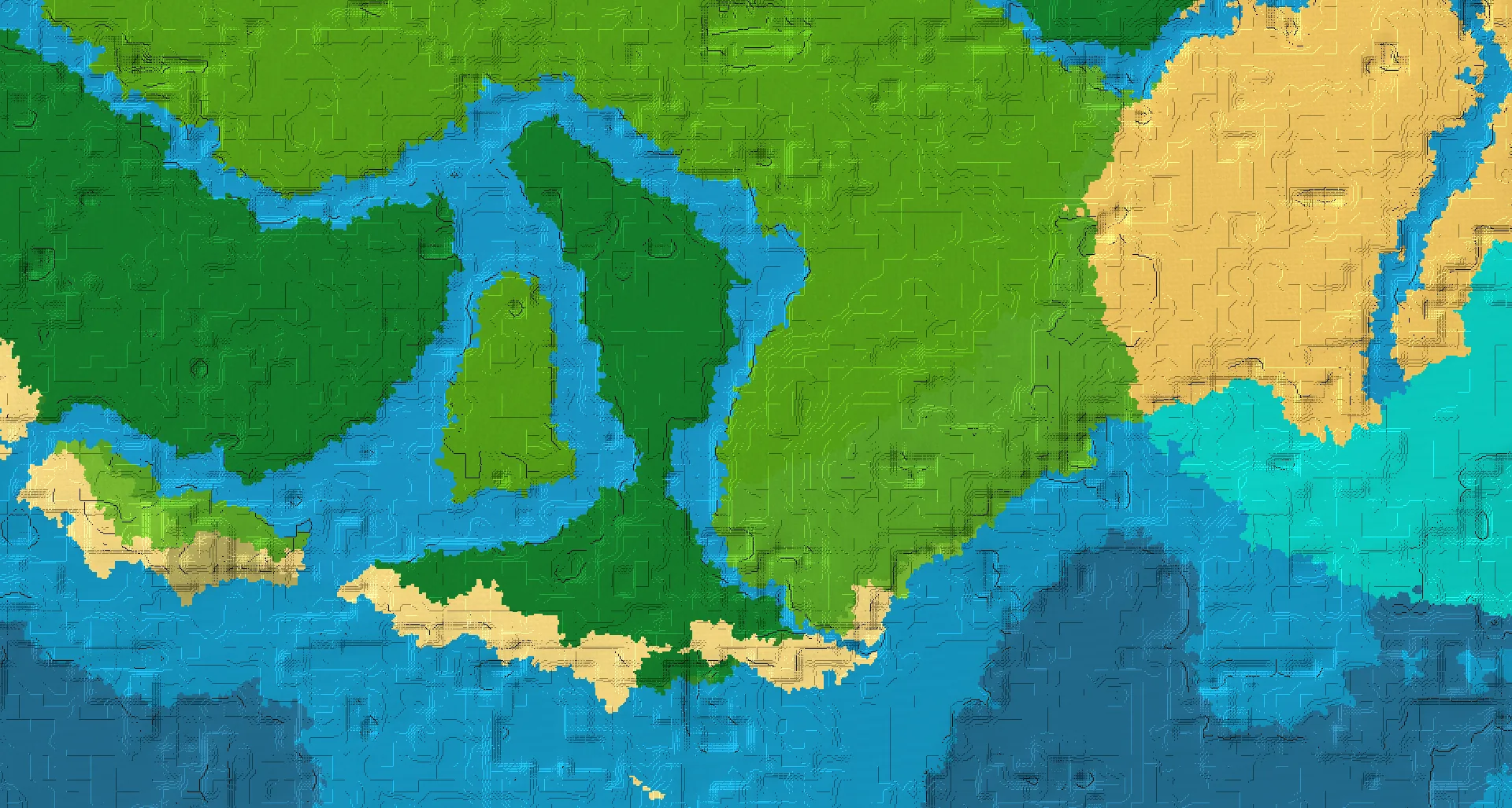 Seed map — Jungle Temple Northeast of a Jungle Start with Trial Chambers
