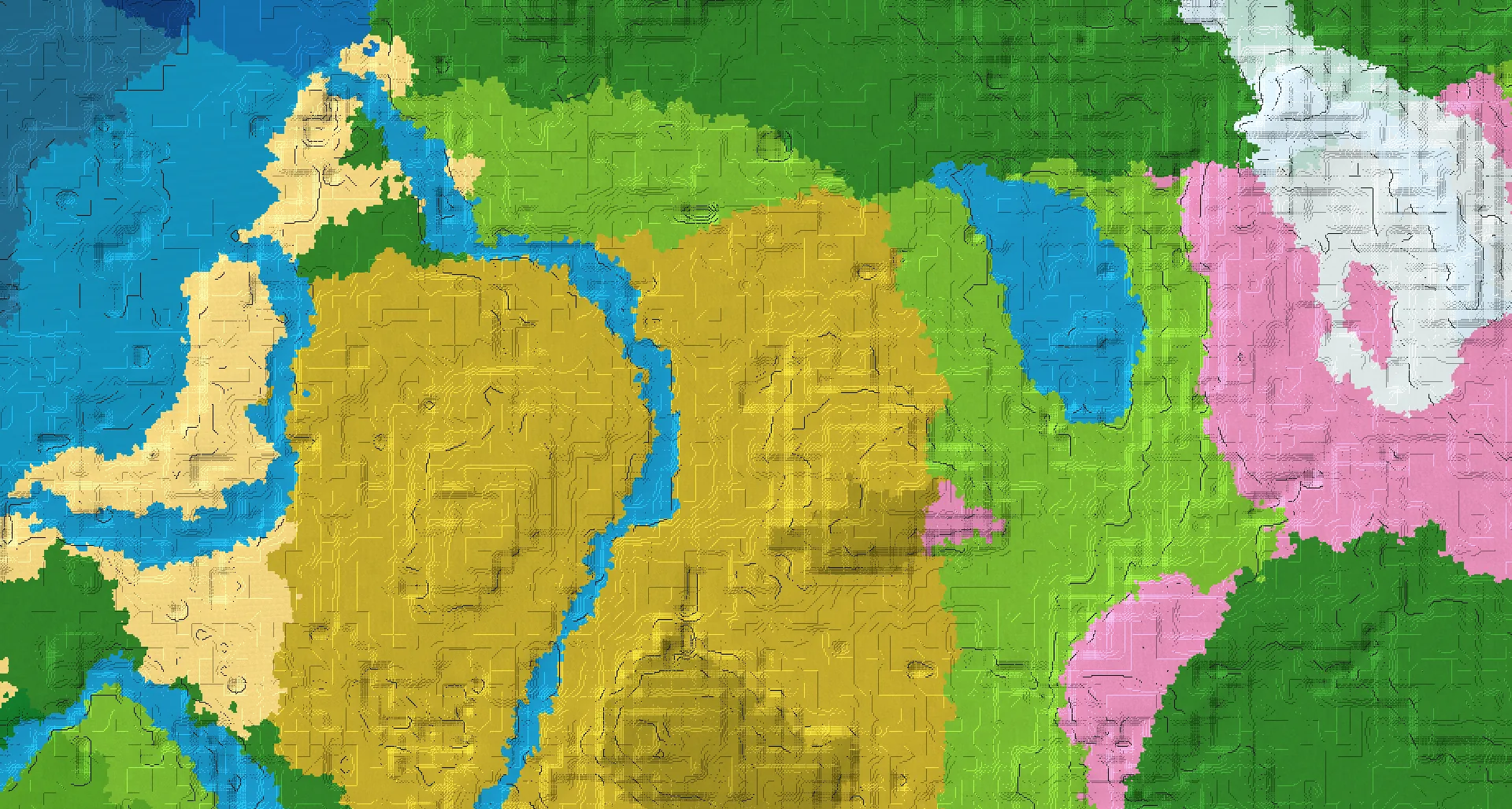 Seed map — 2 Villages near a Savanna Start at 0, -176