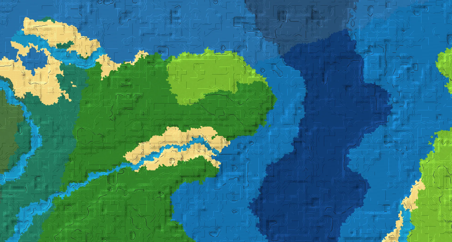 Seed map — Mineshaft South of a Plains Start