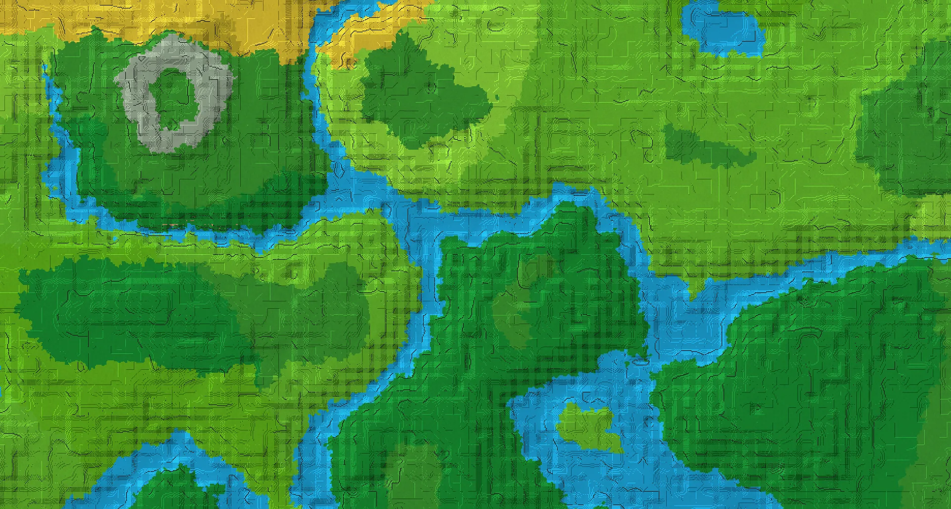 Seed map — Trail Ruins North of a Jungle Start